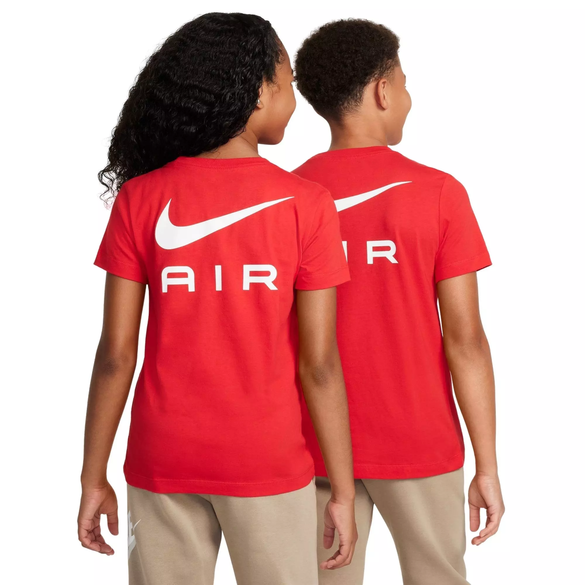 Nike Big Boys' Sportswear Air Tee - RED