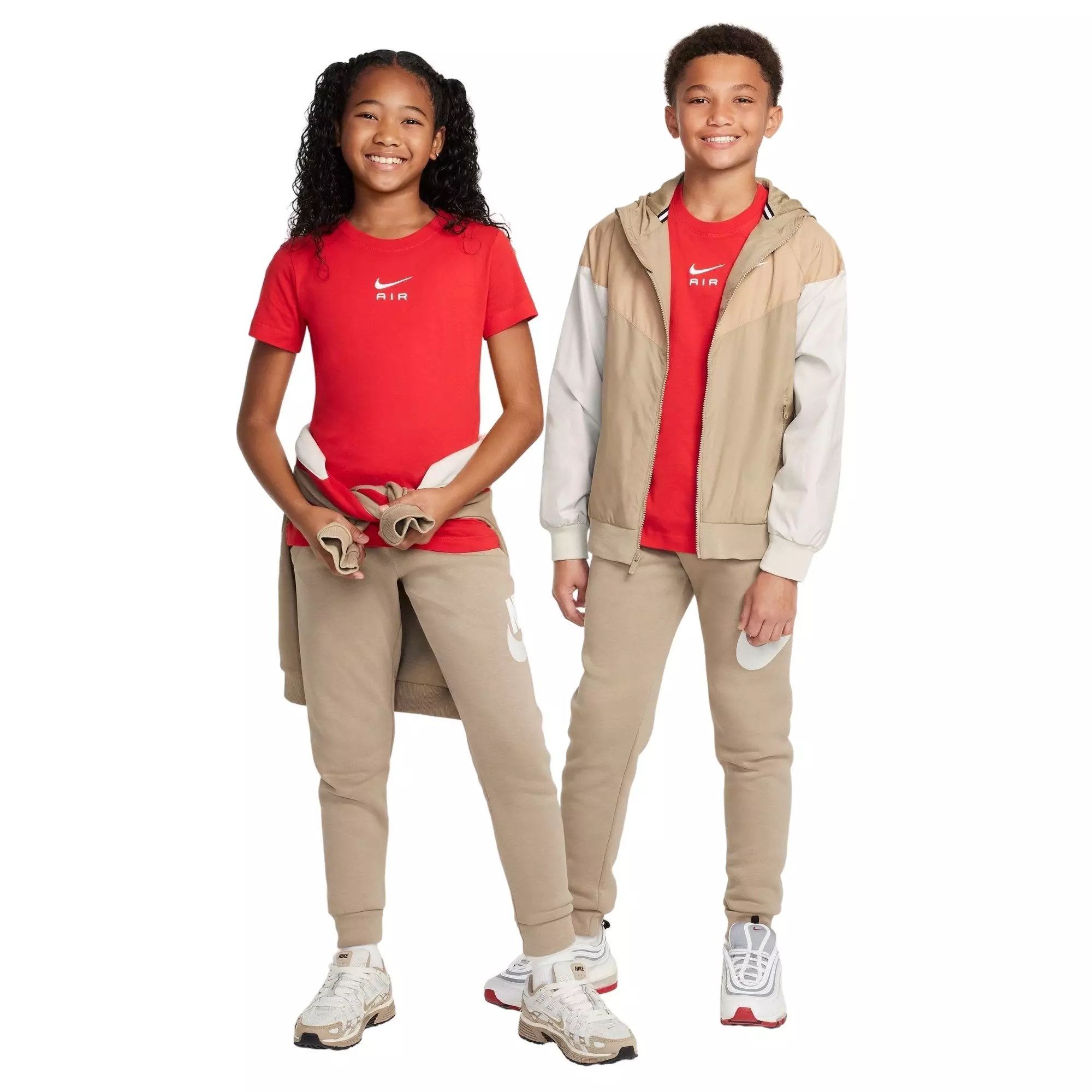 Nike Big Boys' Sportswear Air Tee - RED