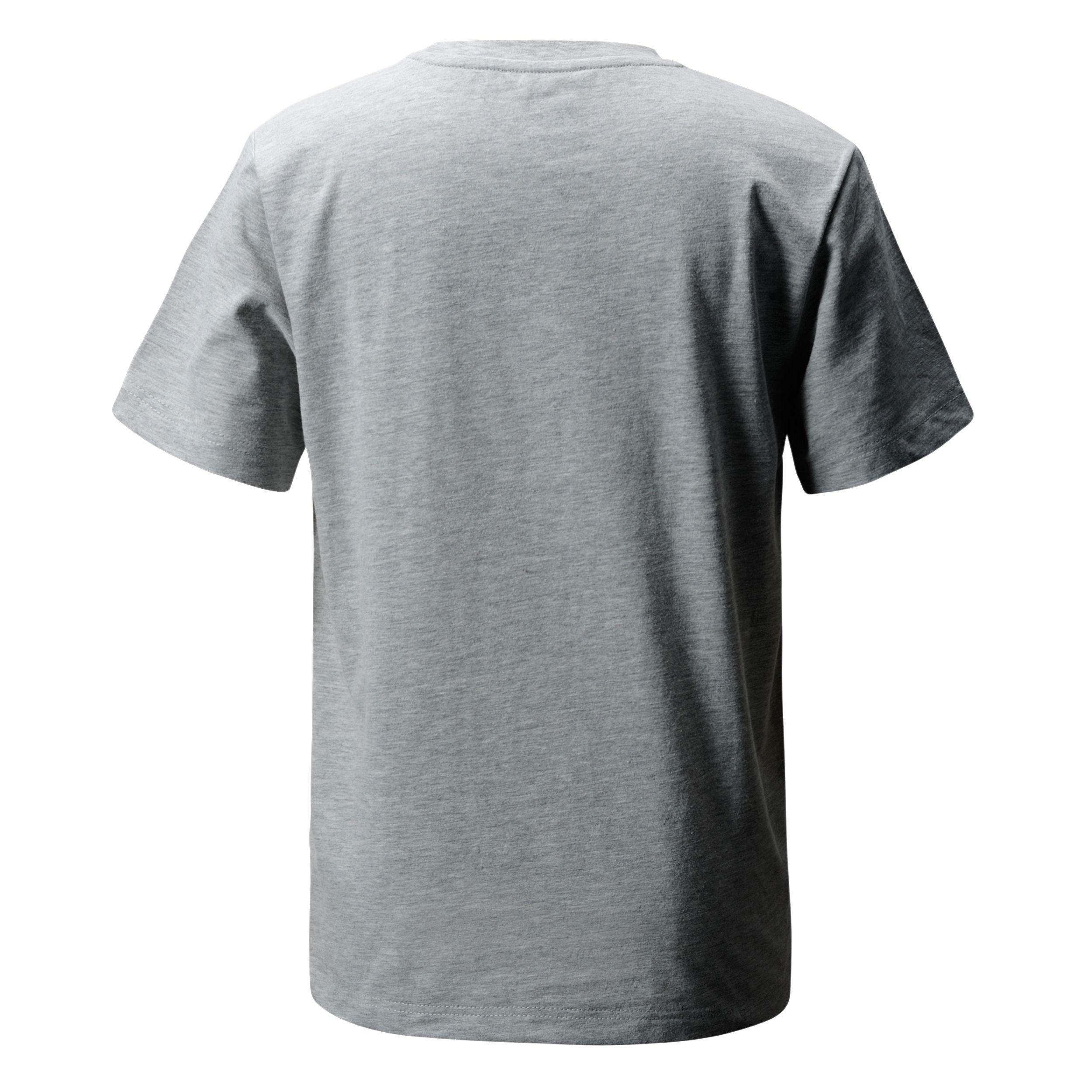 New Balance Patch Big Boys' Heather Grey Tee