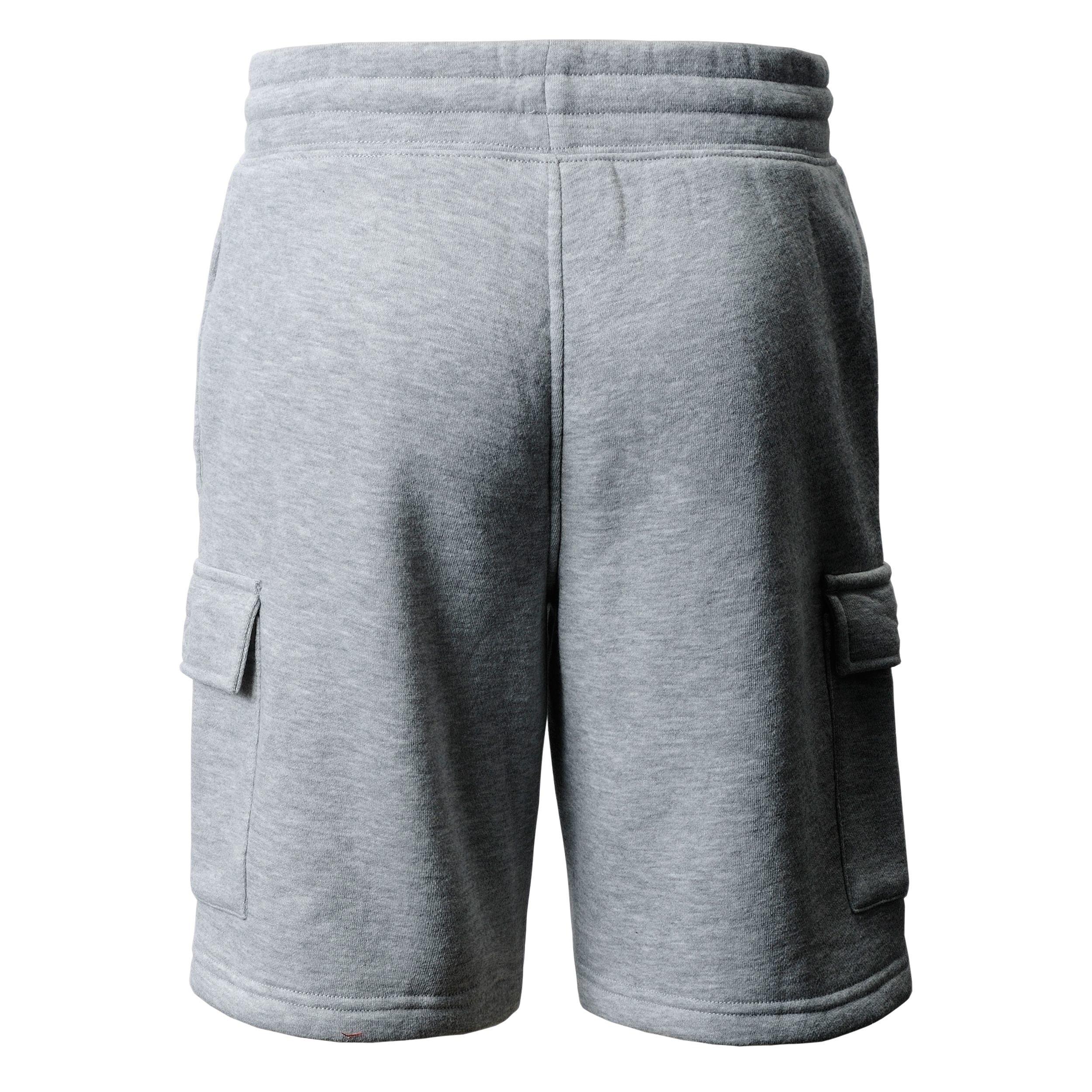 New Balance Fleece Cargo Big Boys' Grey Shorts