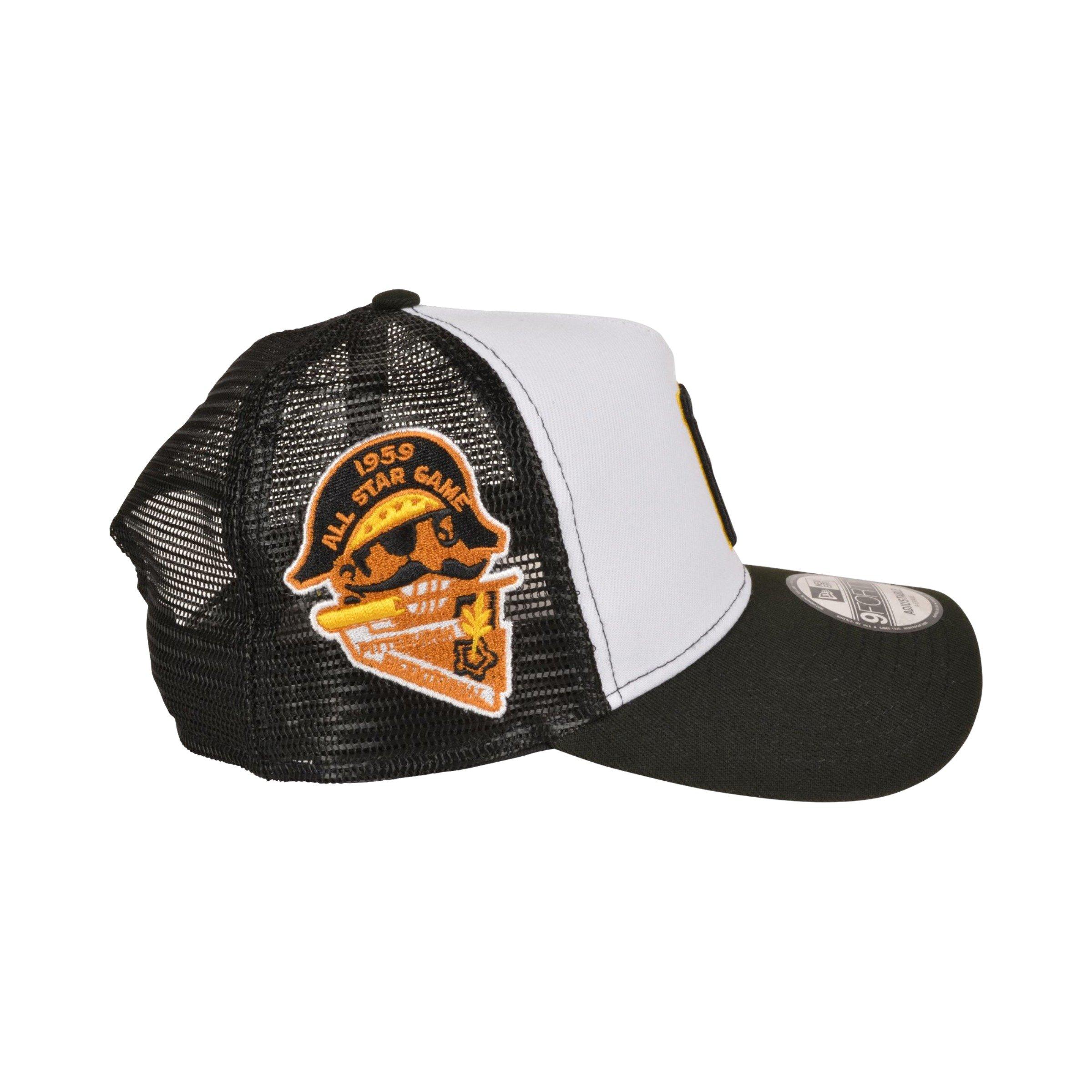 New Era Pittsburgh Pirates 9FORTY Adjustable Hat-Black - BLACK Thumbnail View 3