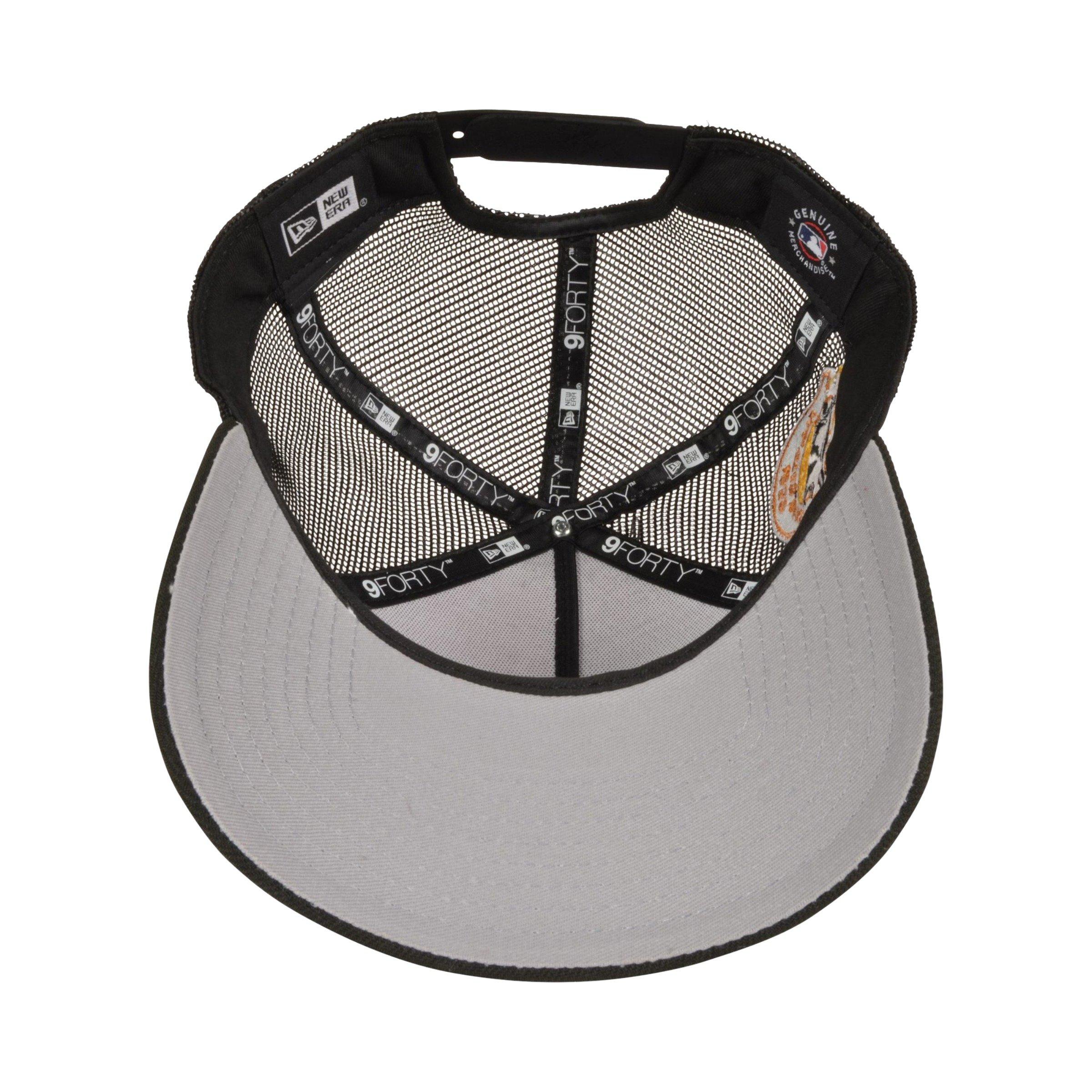 New Era Pittsburgh Pirates 9FORTY Adjustable Hat-Black - BLACK Thumbnail View 5