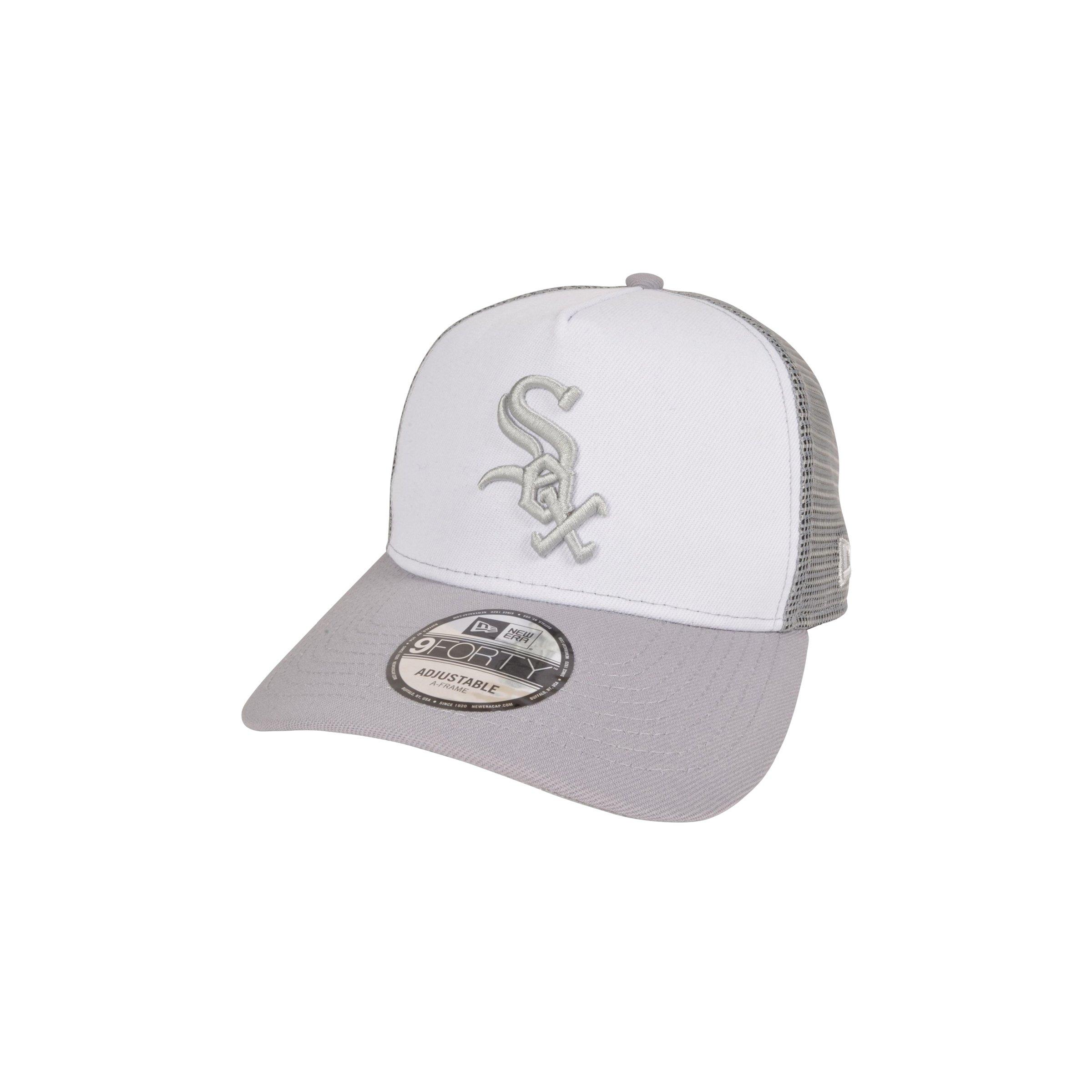 New Era Chicago White Sox 9FORTY Adjustable Hat-Grey - GREY Thumbnail View 1