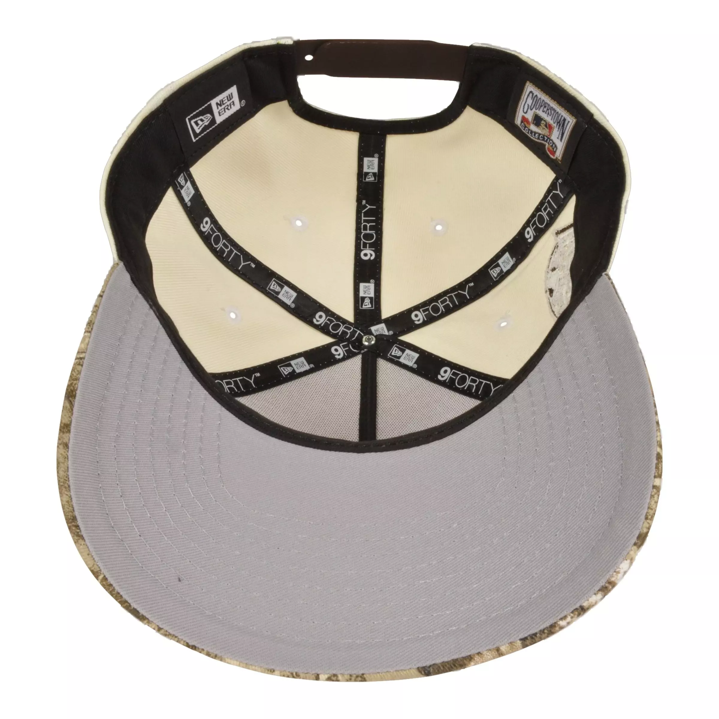 New Era Los Angeles Dodgers 9FORTY '20 World Series Snapback Hat - Cream/Camo - CREAM