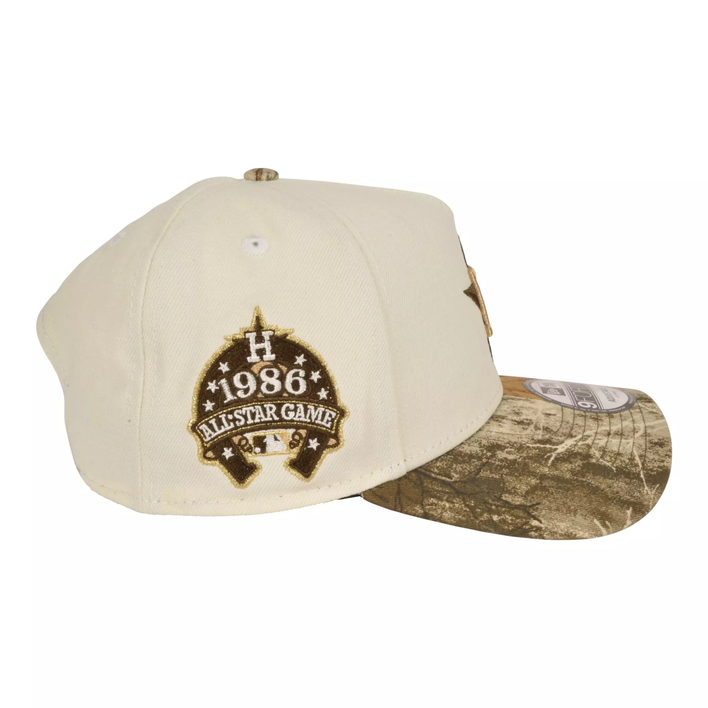 New Era Houston Astros 9FORTY '86 All Star Game Snapback Hat-Cream/Camo - CREAM
