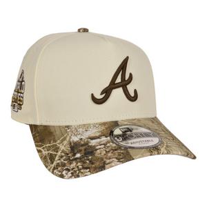 New Era Atlanta Braves 9FORTY '21 World Series Snapback Hat-Cream/Camo
