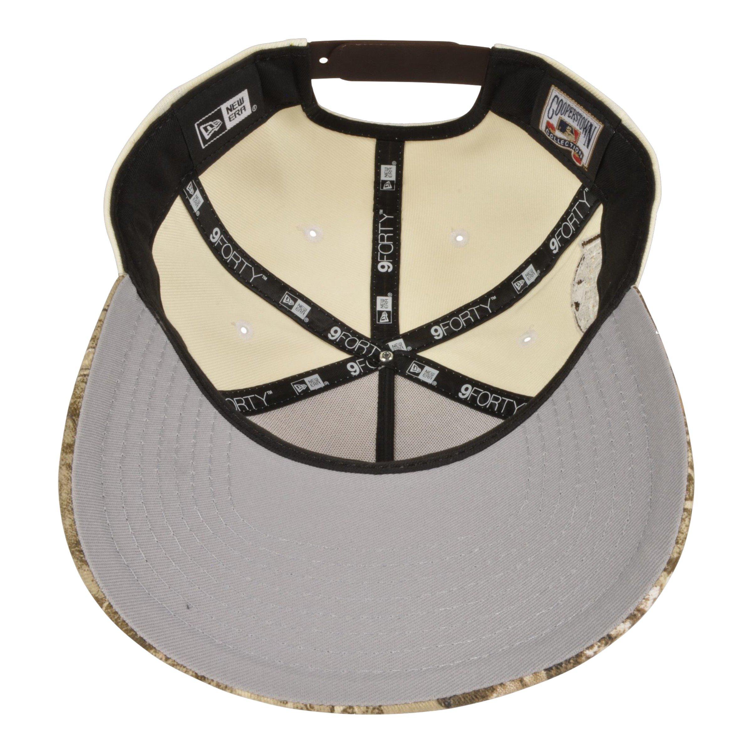 New Era Texas Rangers 9FORTY '24 All Star Game Snapback Hat - Cream/Camo - CREAM Thumbnail View 5