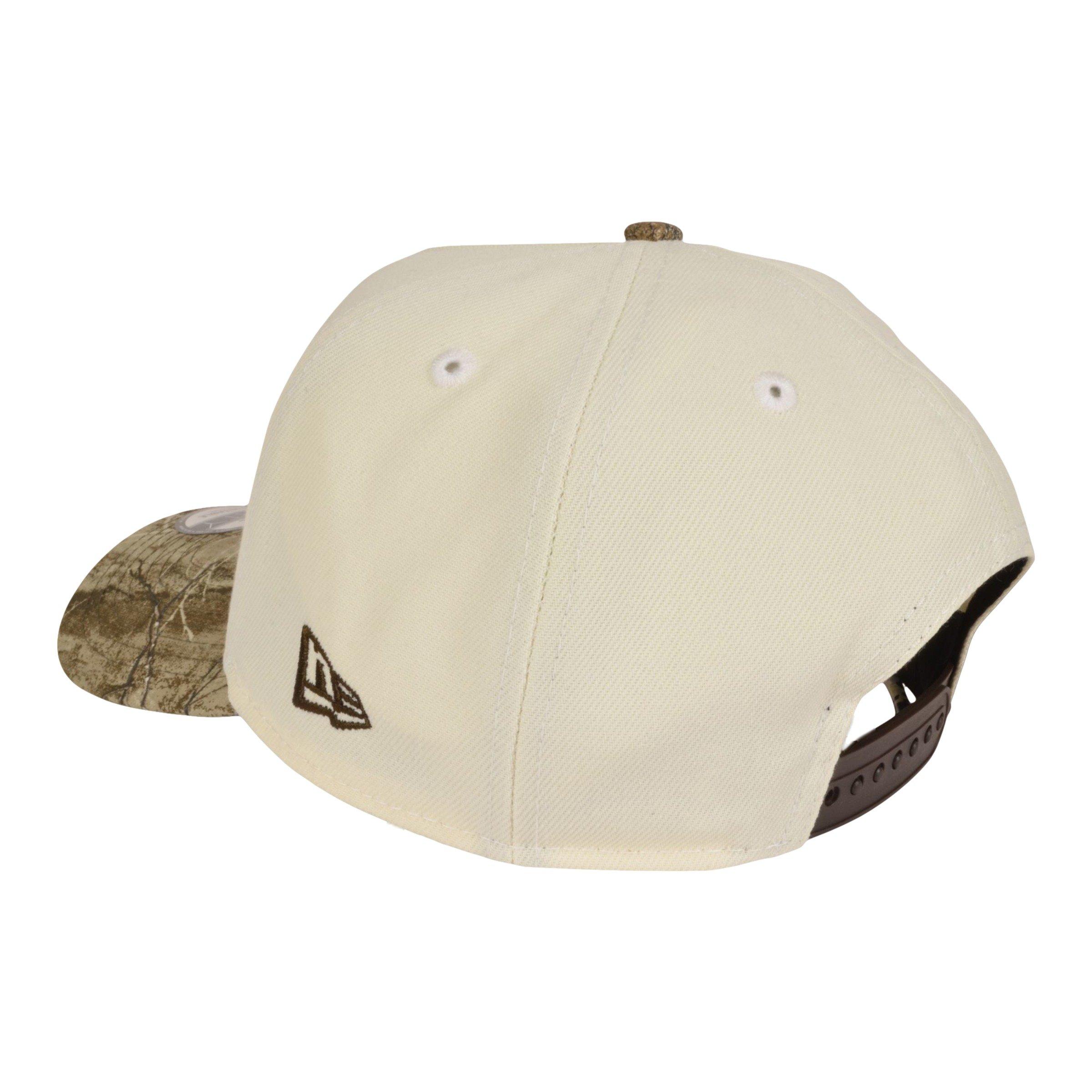 New Era Cincinnati Reds 9FORTY World Series Anniversary Snapback Hat - Cream/Camo - CREAM Thumbnail View 4