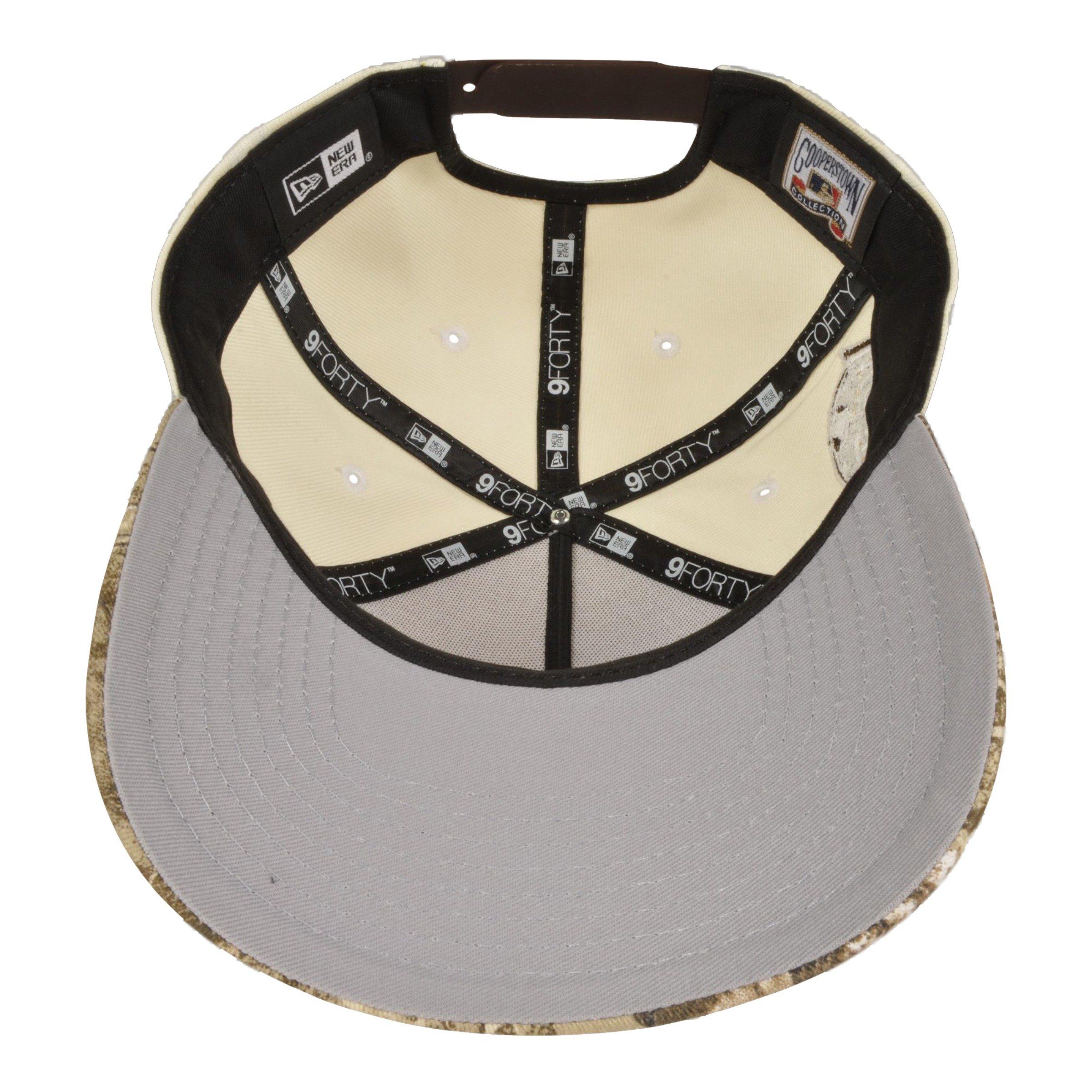 New Era Cincinnati Reds 9FORTY World Series Anniversary Snapback Hat - Cream/Camo - CREAM Thumbnail View 5