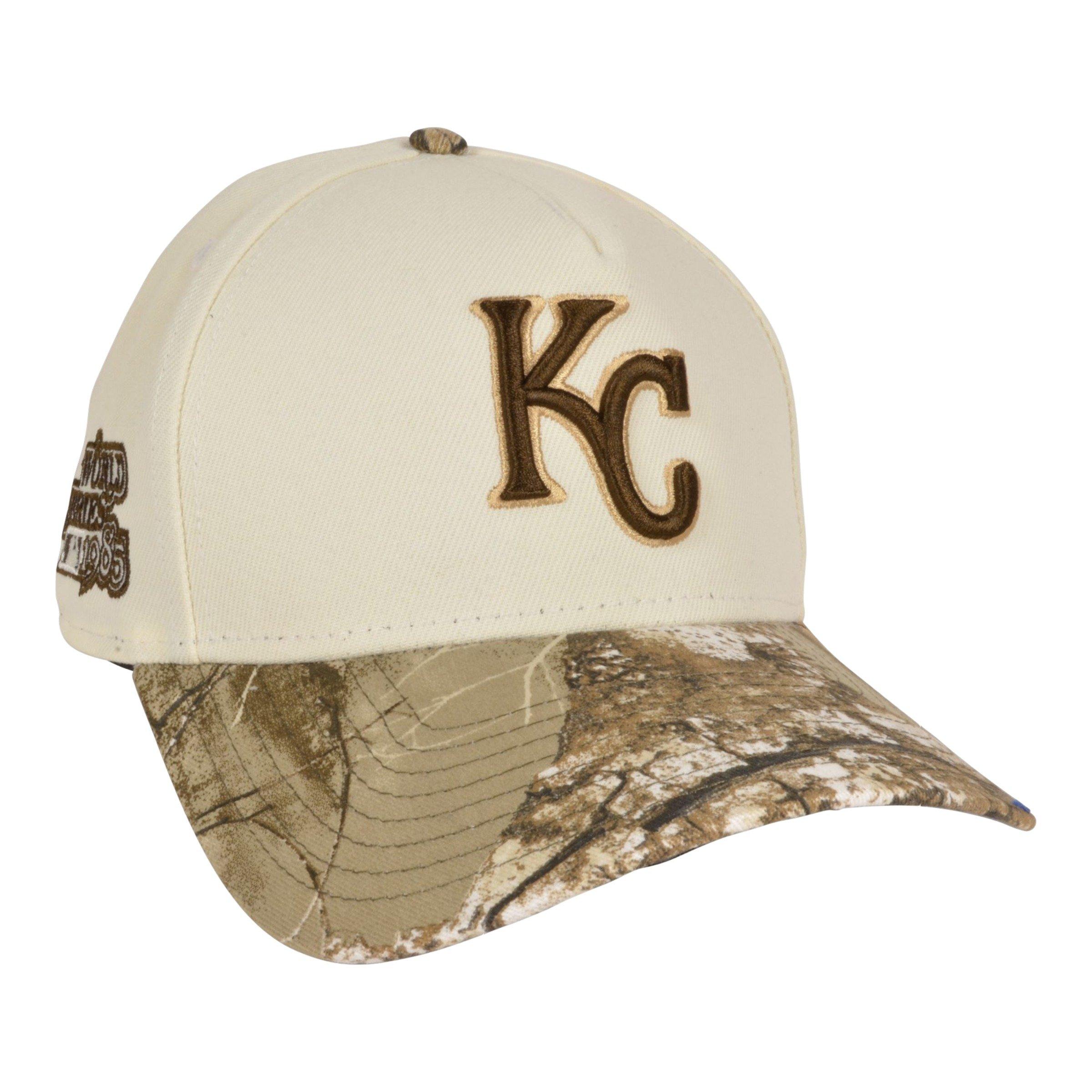 New Era Kansas City Royals 9FORTY '85 World Series Snapback-Cream/Camo