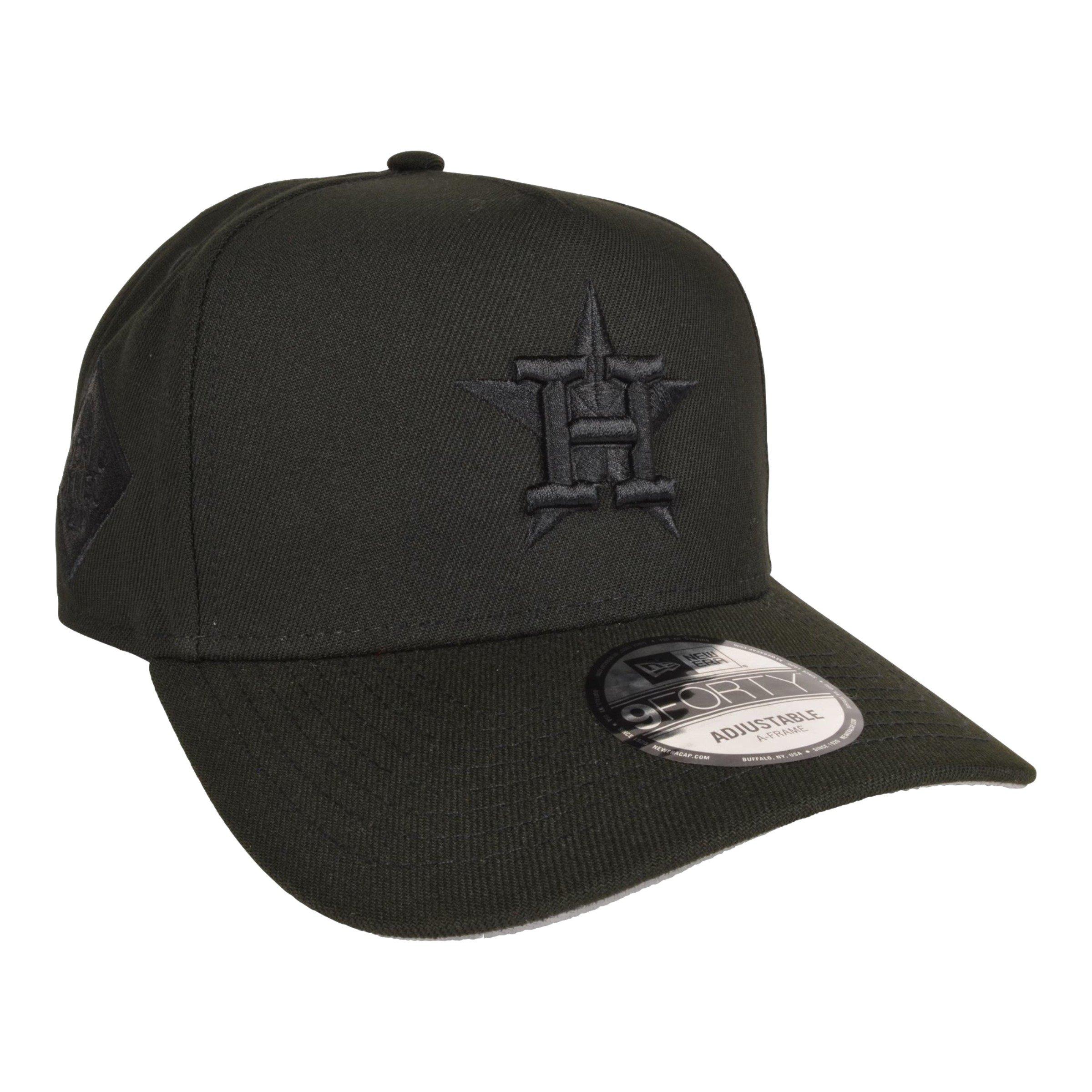 New Era Houston Astros 9FORTY '17 World Series Snapback Hat-Triple Black