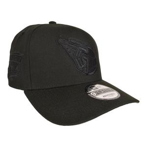 New Era Cleveland Guardians 9FORTY Progressive Field Snapback Hat-Triple Black