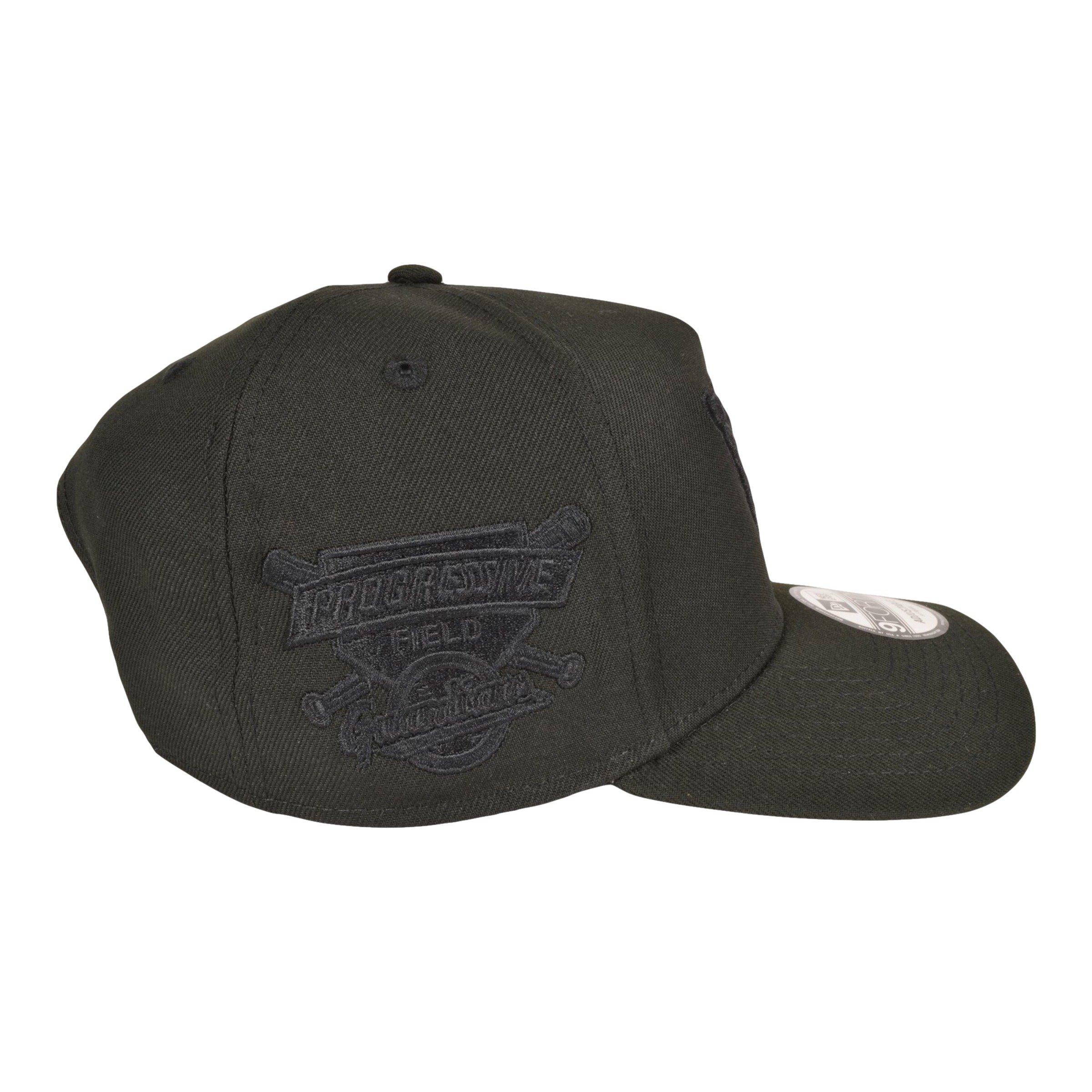 New Era Cleveland Guardians 9FORTY Progressive Field Snapback-Triple Black