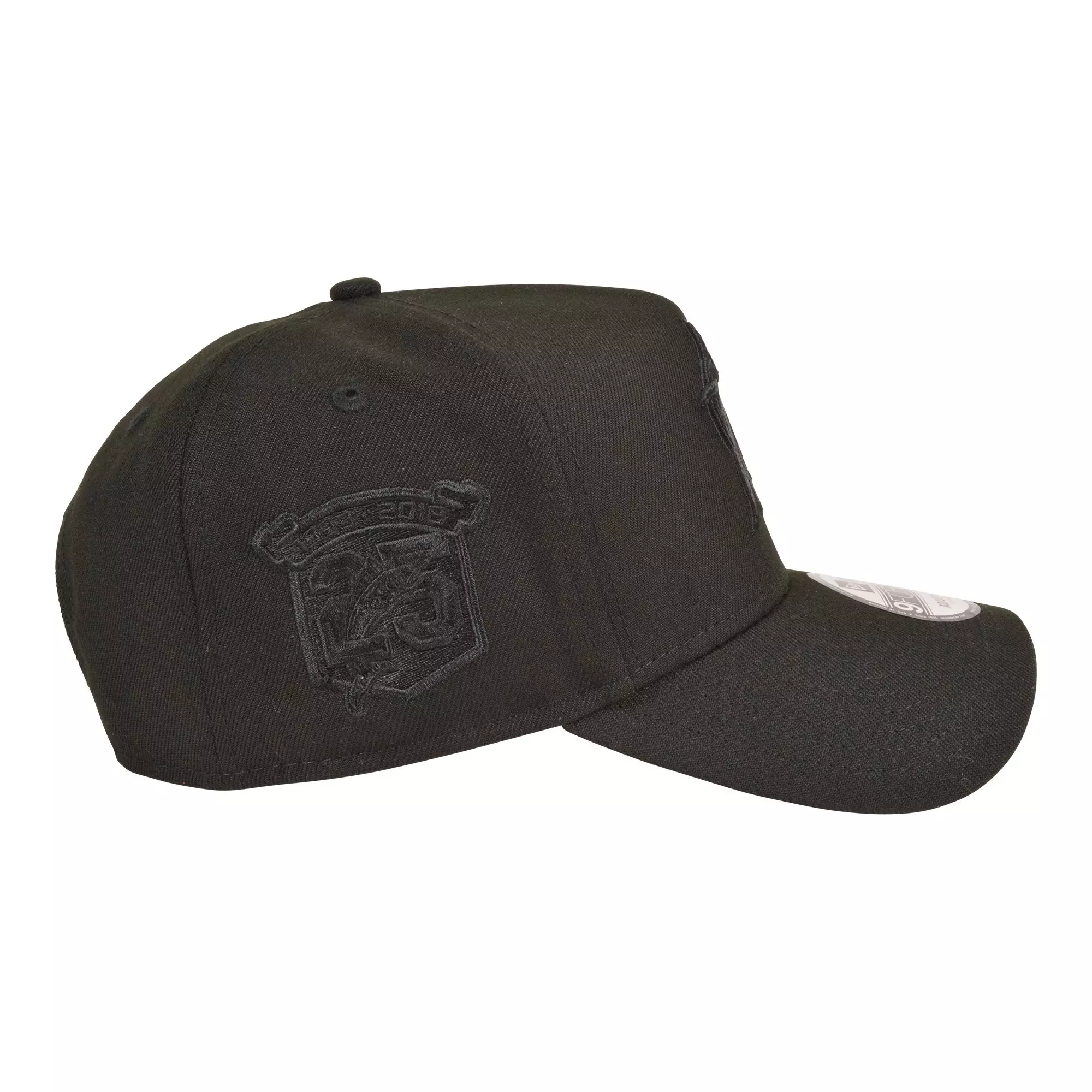New Era Miami Marlins 9FORTY Snapback Hat - Black - CREAM