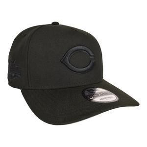 New Era Cincinnati Reds 9FORTY Snapback Hat-Triple Black