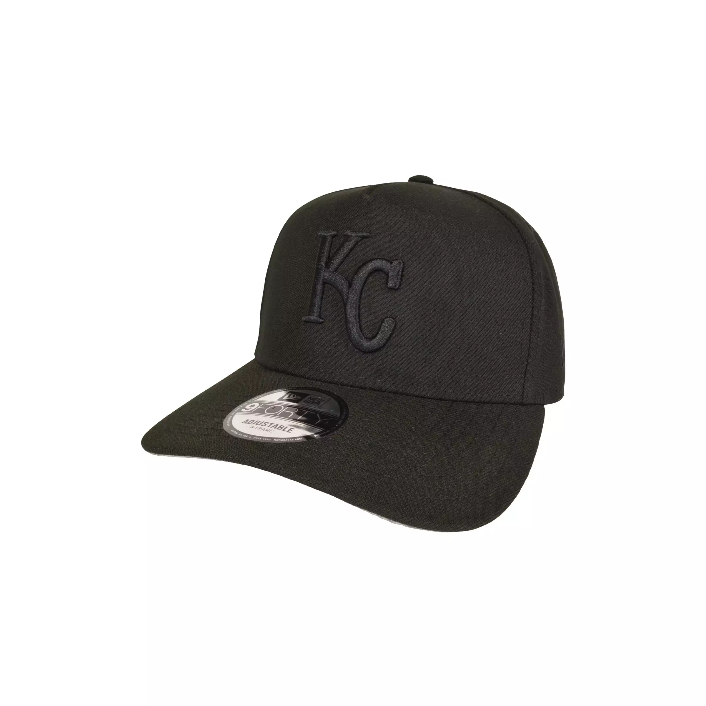 New Era Kansas City Royals 9FORTY Snapback-Triple Black - BLACK