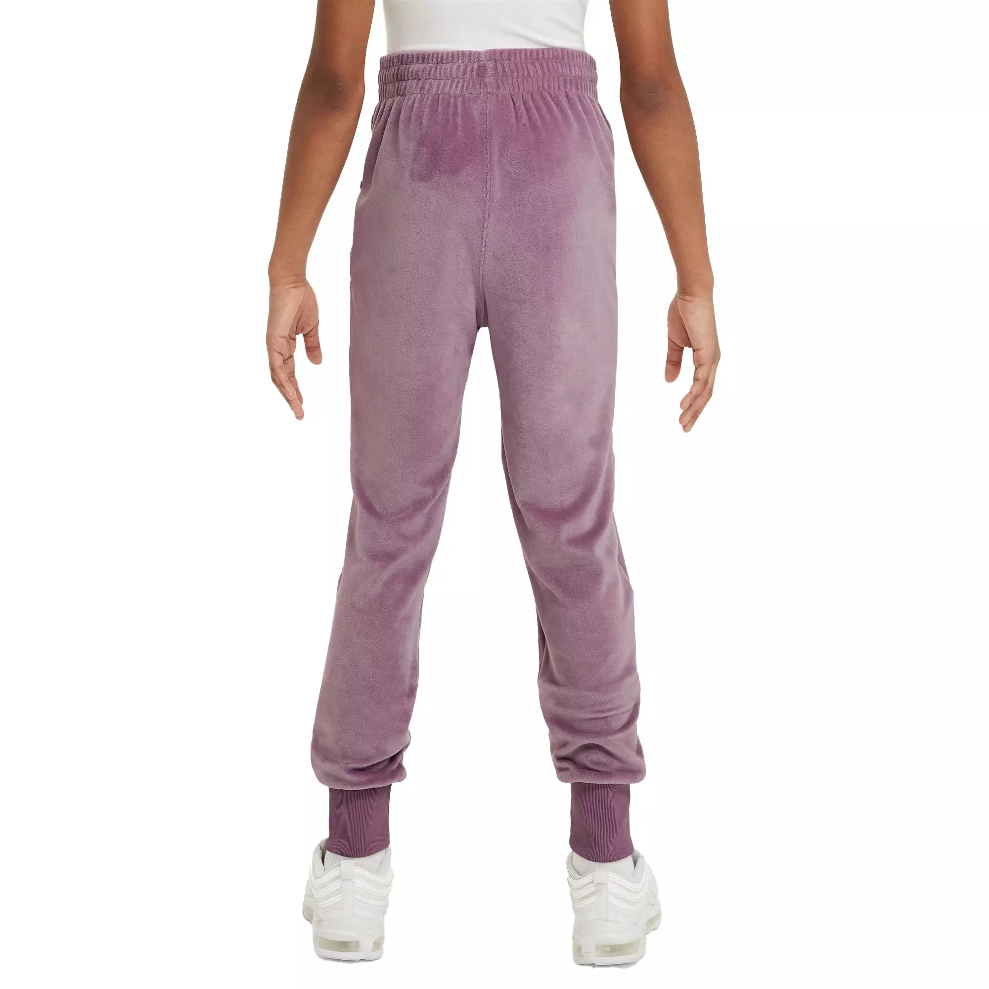 Nike Big Girls' Sportswear Velour Pants - PINK