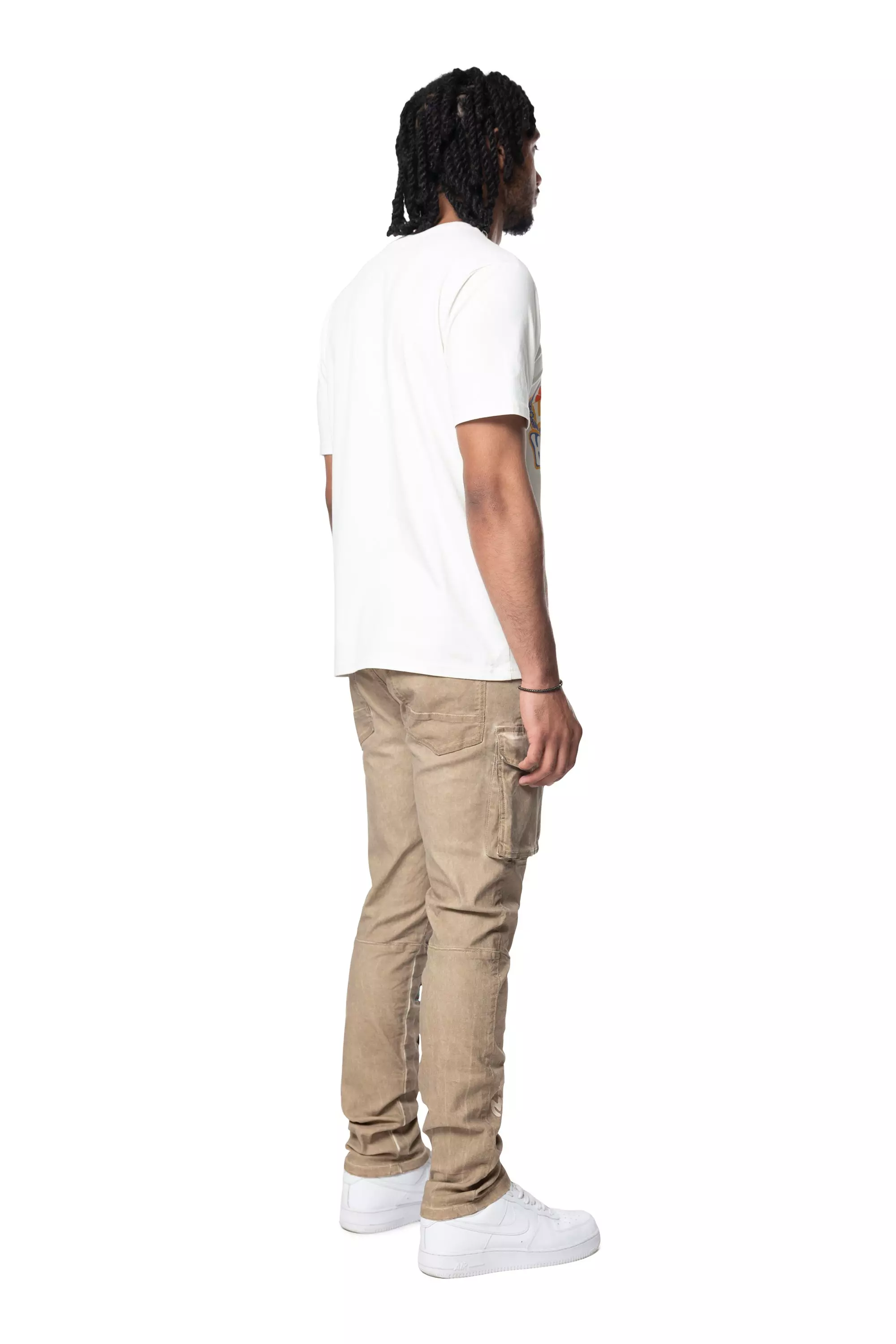 Smoke Rise Men's Groovy Tee - CREAM