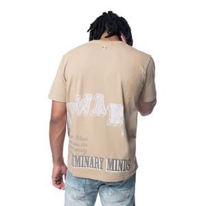 Smoke Rise Men's Varsity Tee - Beige