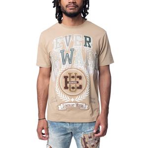 Smoke Rise Men's Varsity Tee - Beige