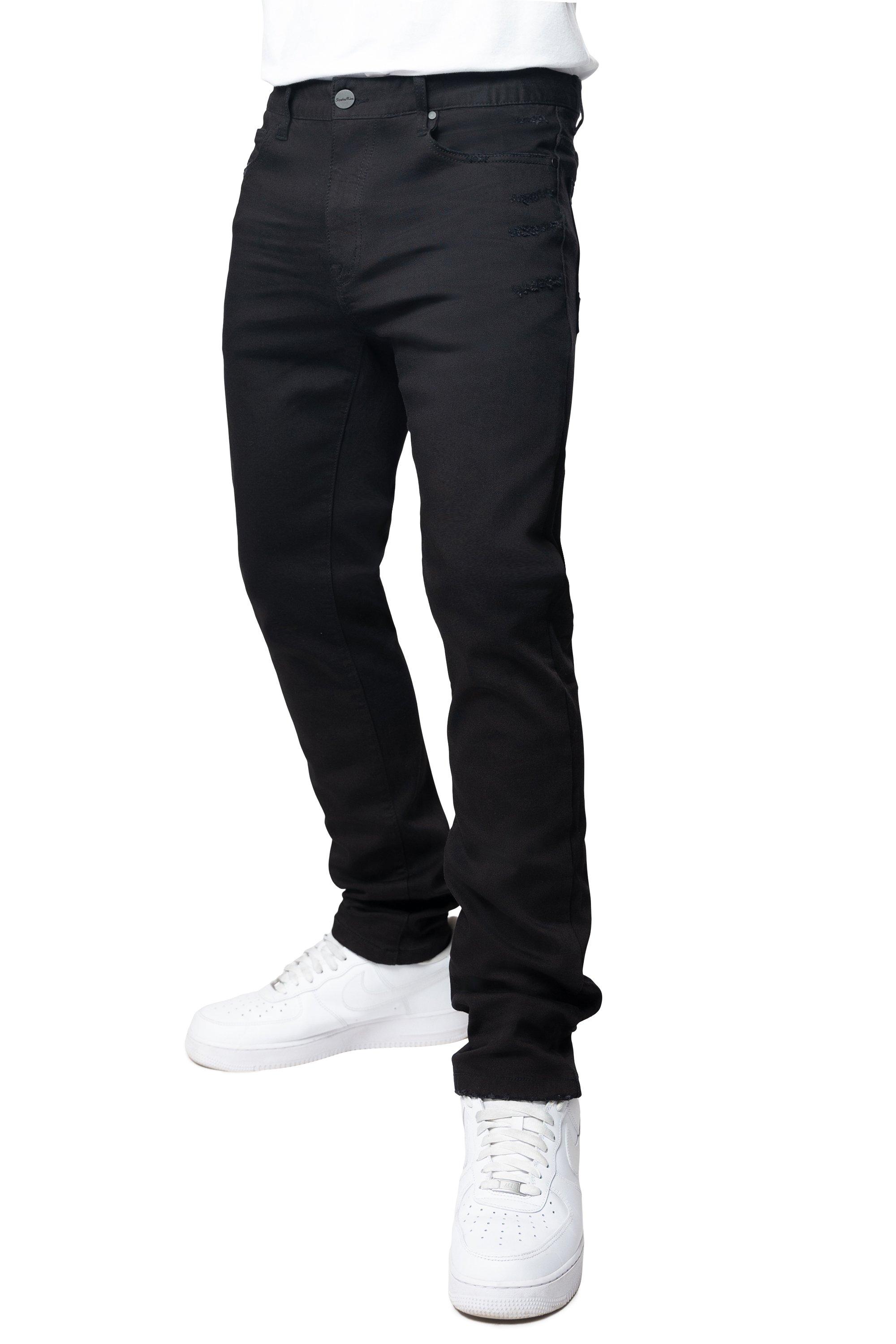 Smoke Rise Men's Essential Clean Pants - Black - BLACK Thumbnail View 5