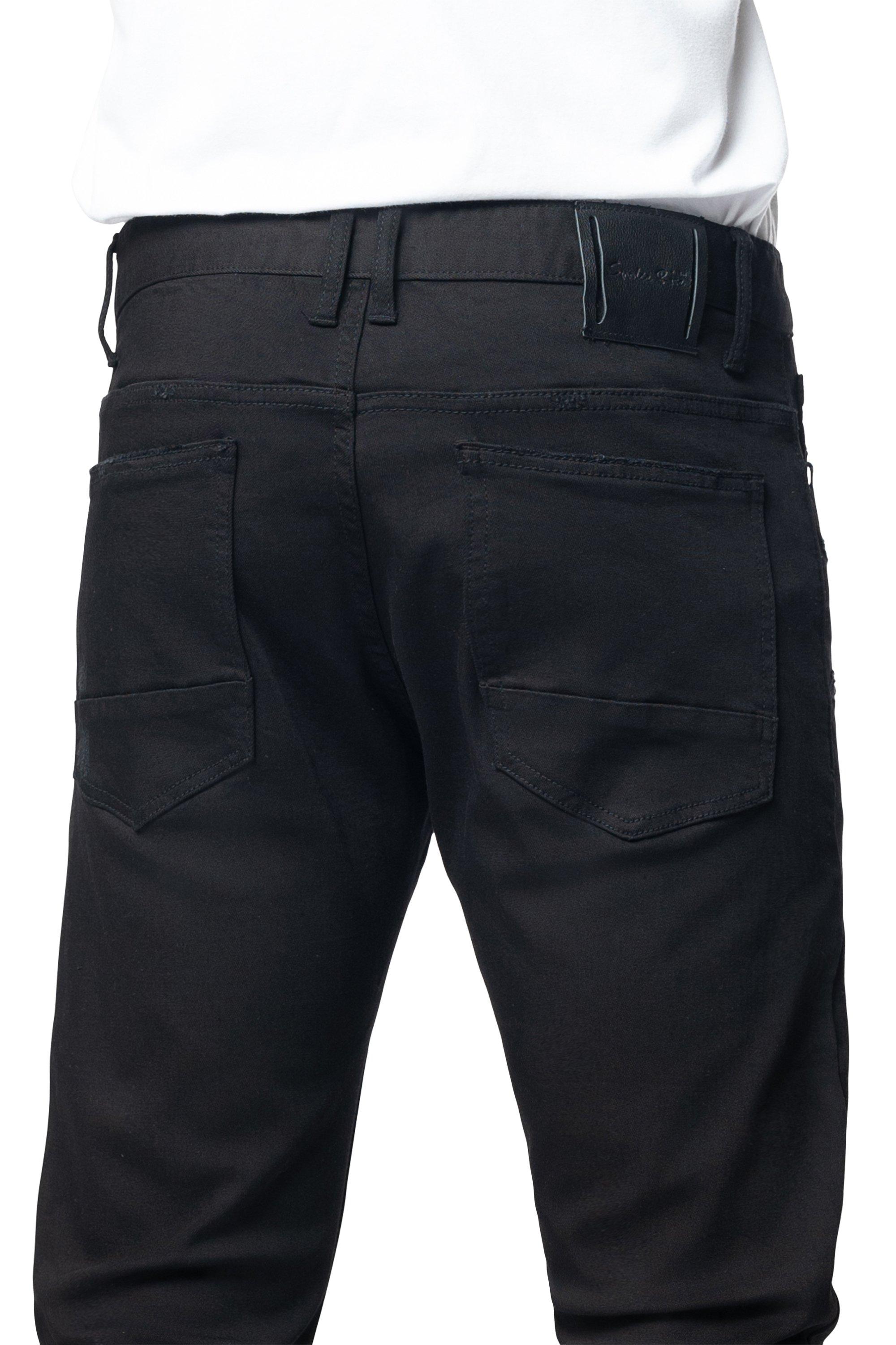Smoke Rise Men's Essential Clean Pants - Black - BLACK Thumbnail View 6