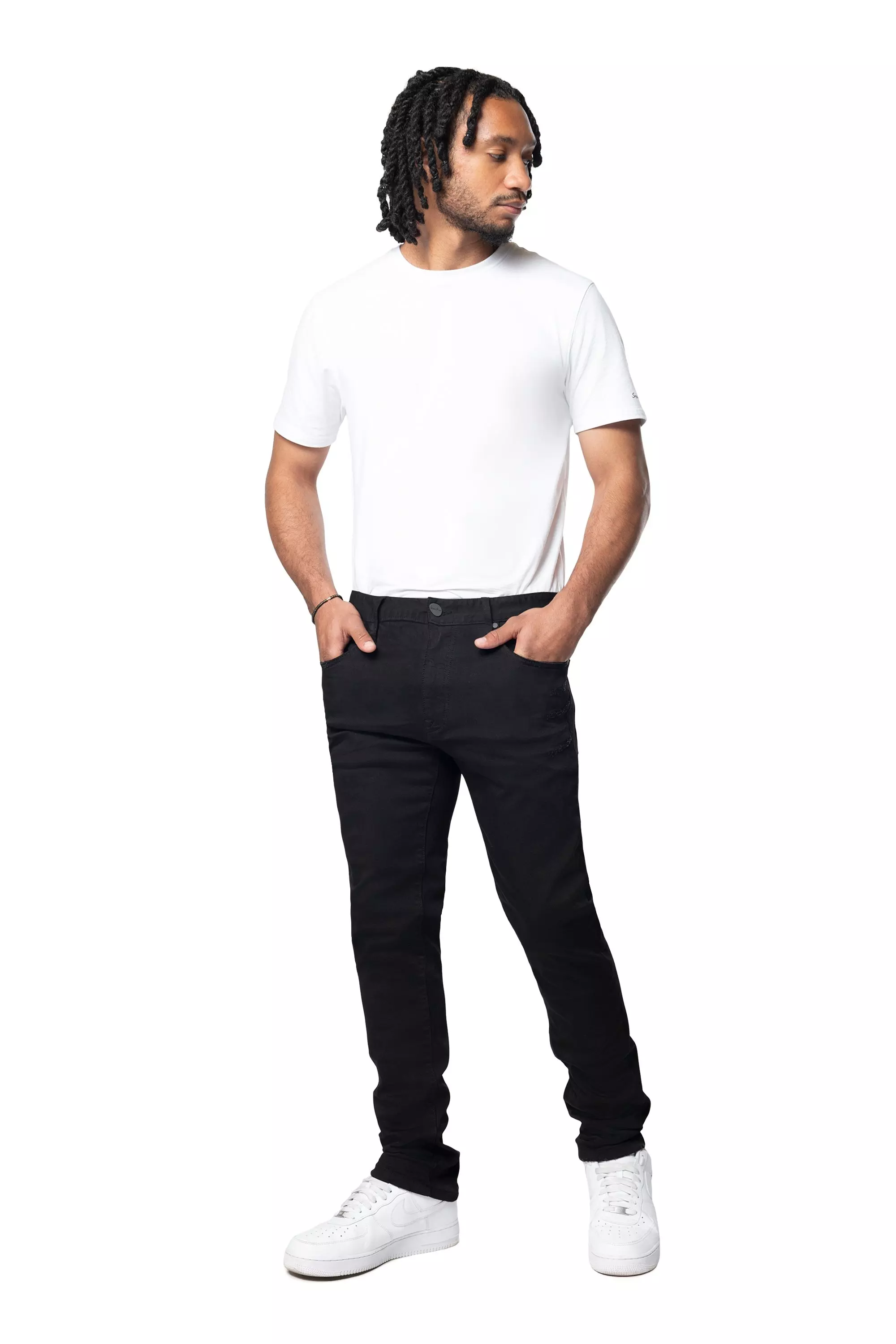 Smoke Rise Men's Essential Clean Pants - Black