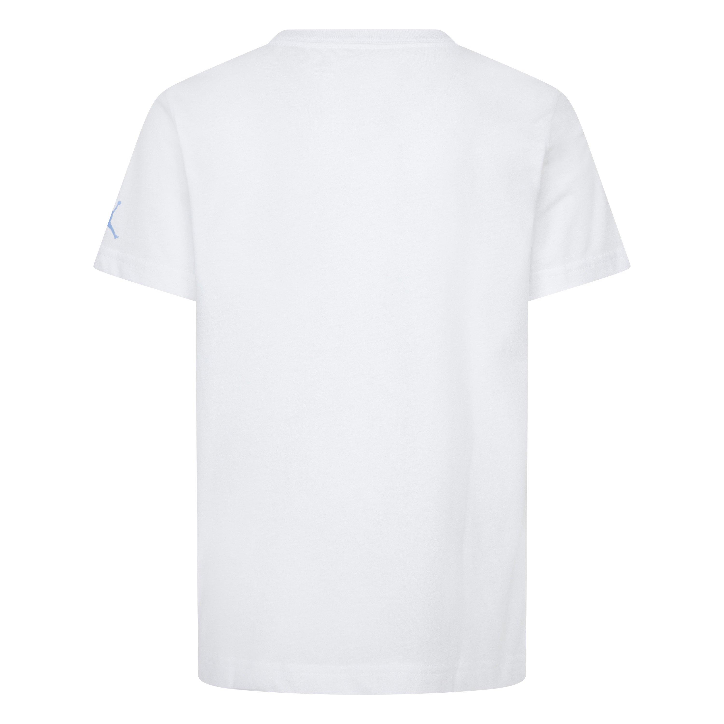 Big Boys' Jordan Plaid Tee - White