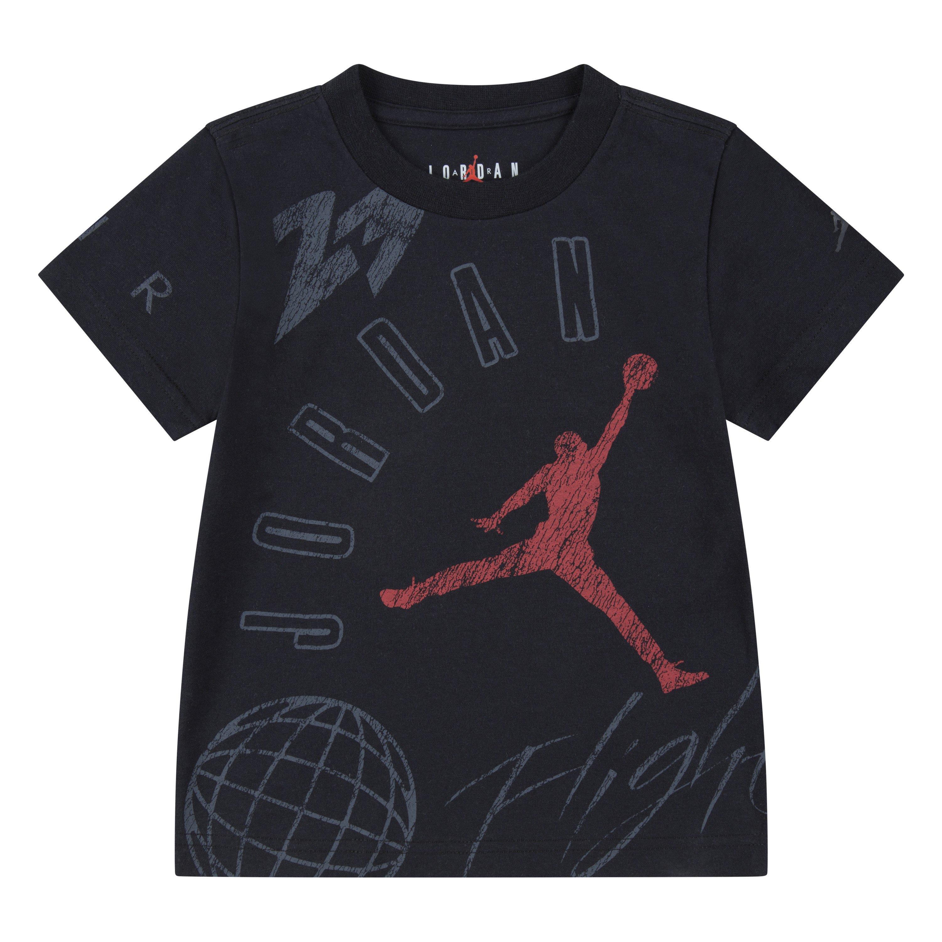 Jordan Big Boys' Elements Tee - Black - BLACK