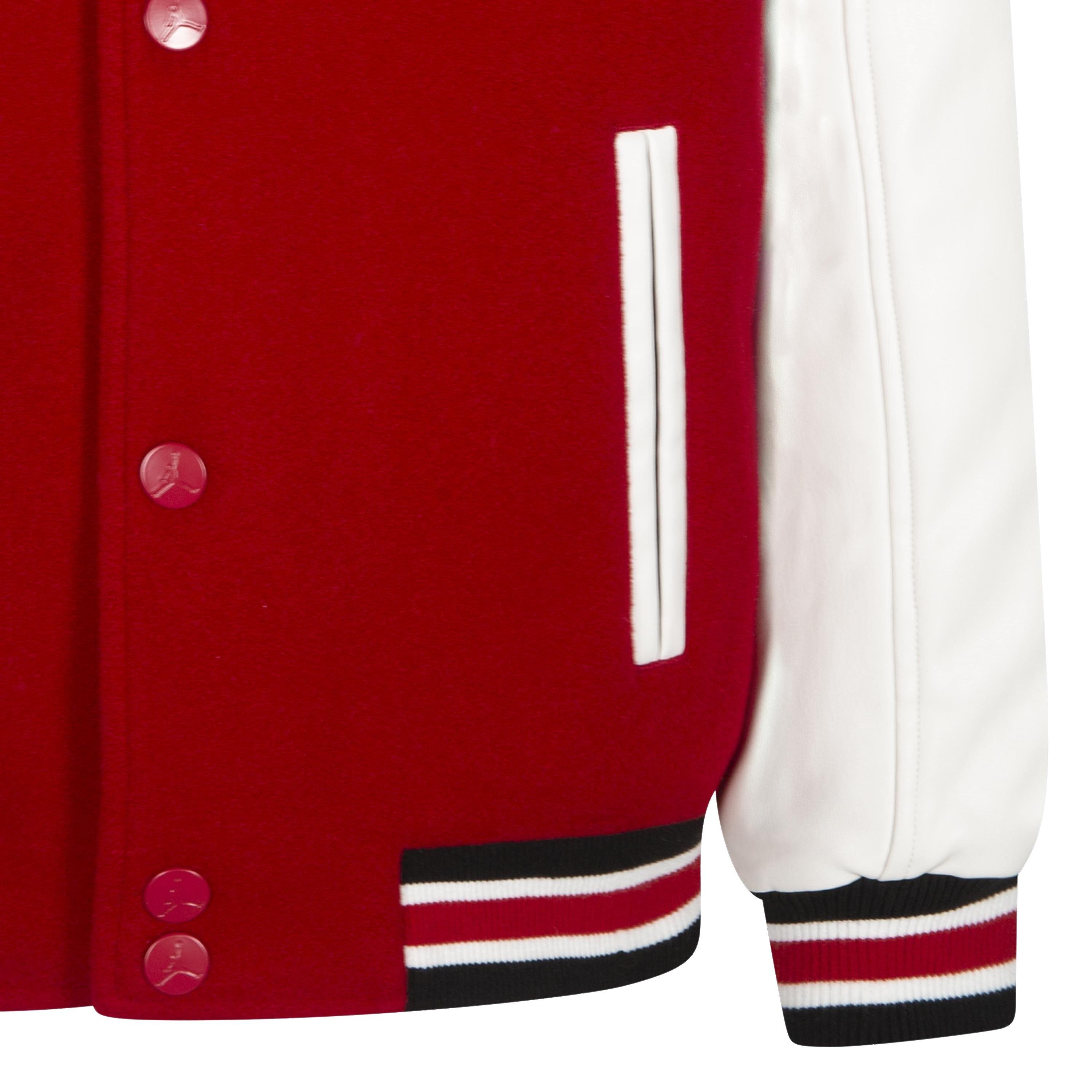 Jordan Varsity Big Boys' Red/White Jacket