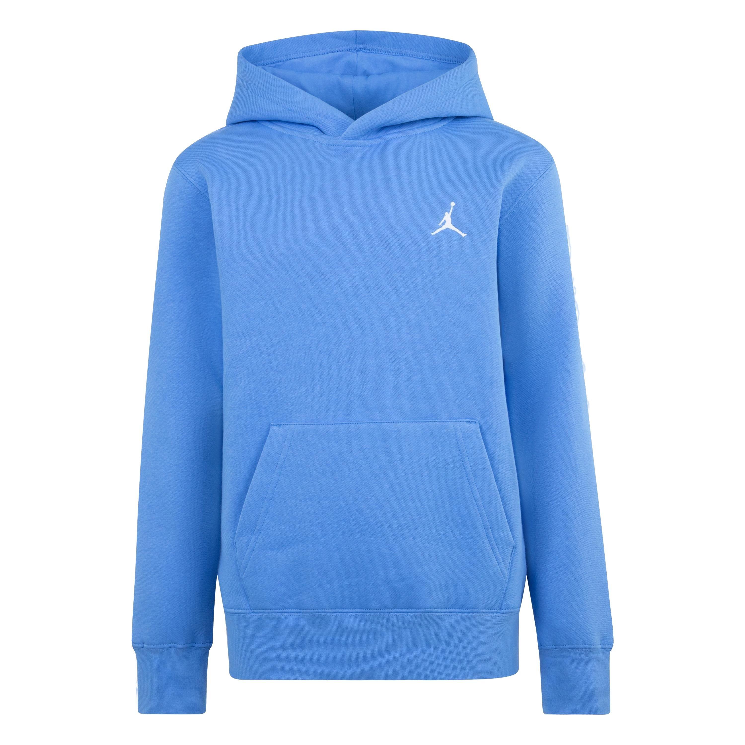 Jordan Big Boys' Brooklyn Fleece Hoodie - Blue - BLUE