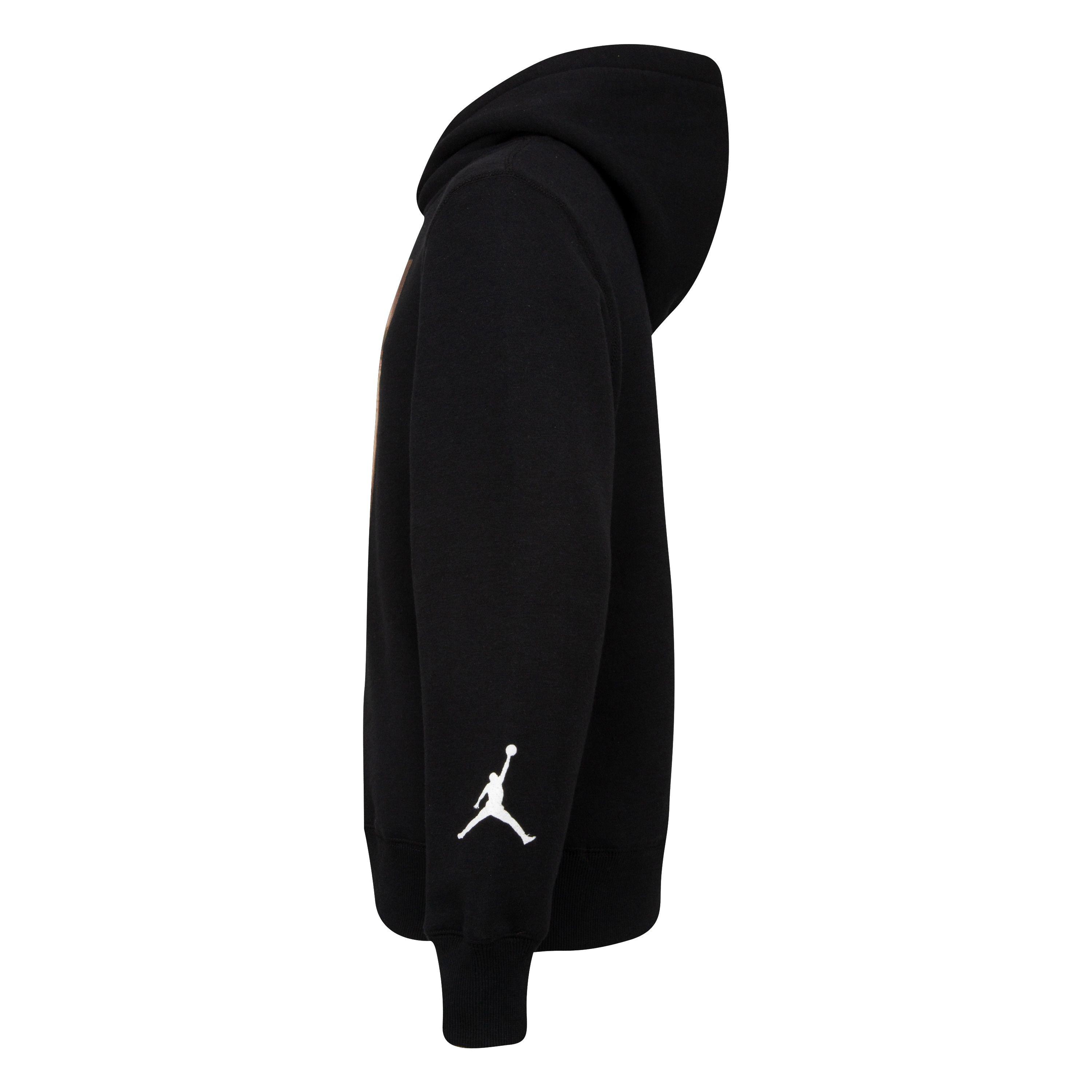 Jordan 1 Christmas Big Boys' Black Hoodie