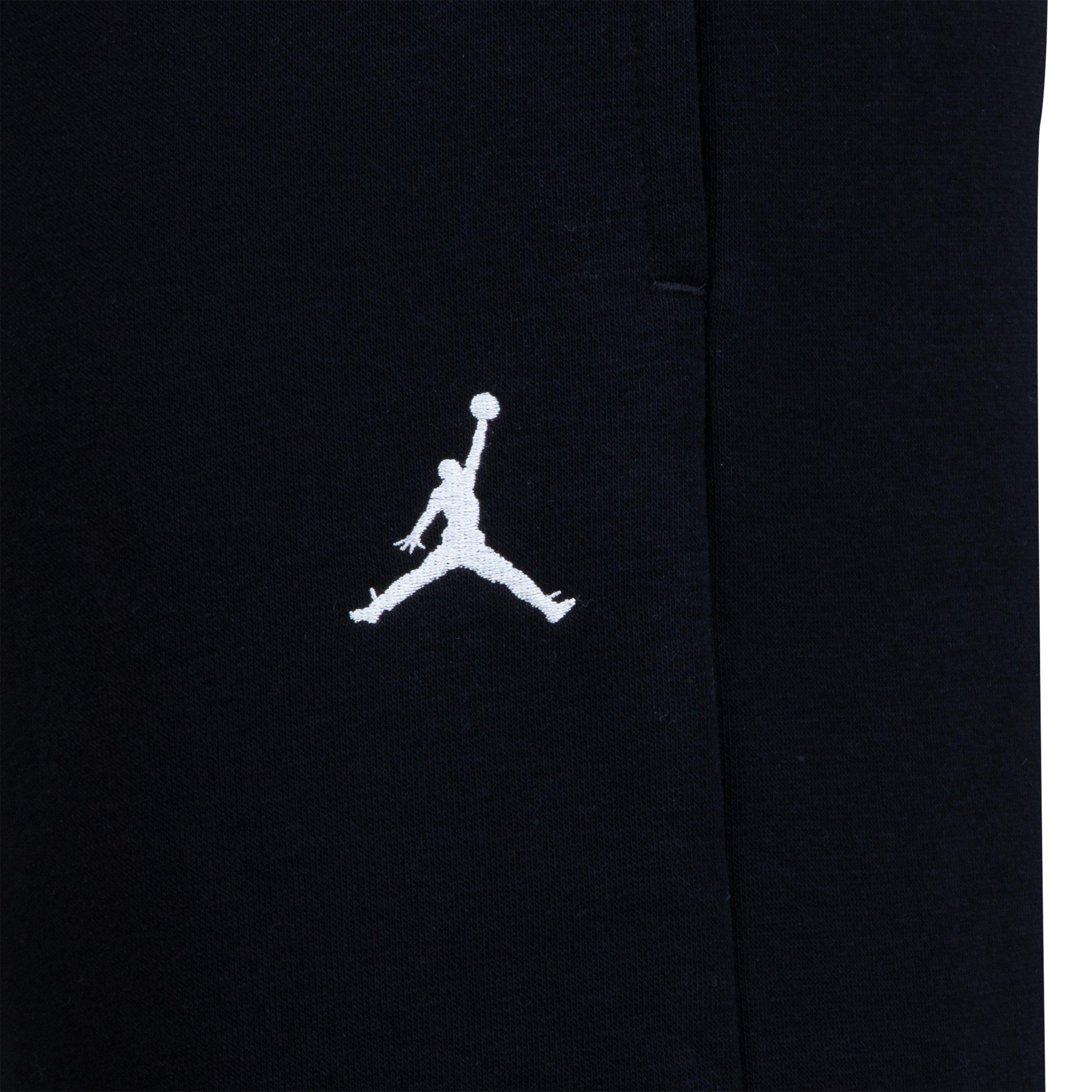 Jordan Brooklyn Fleece Big Boys' Black Pants