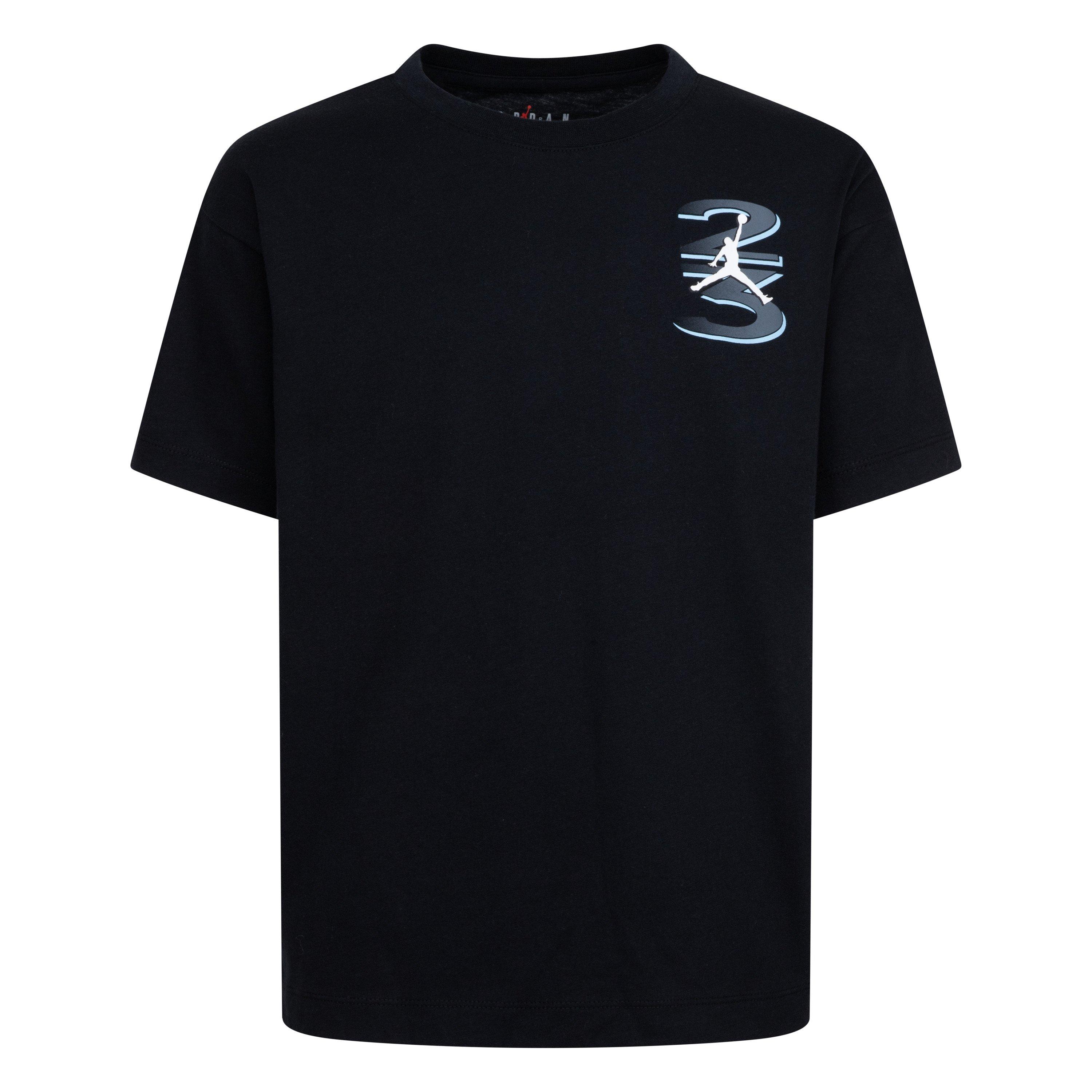 Jordan Big Kids' Backsplash Tee - Black - BLACK