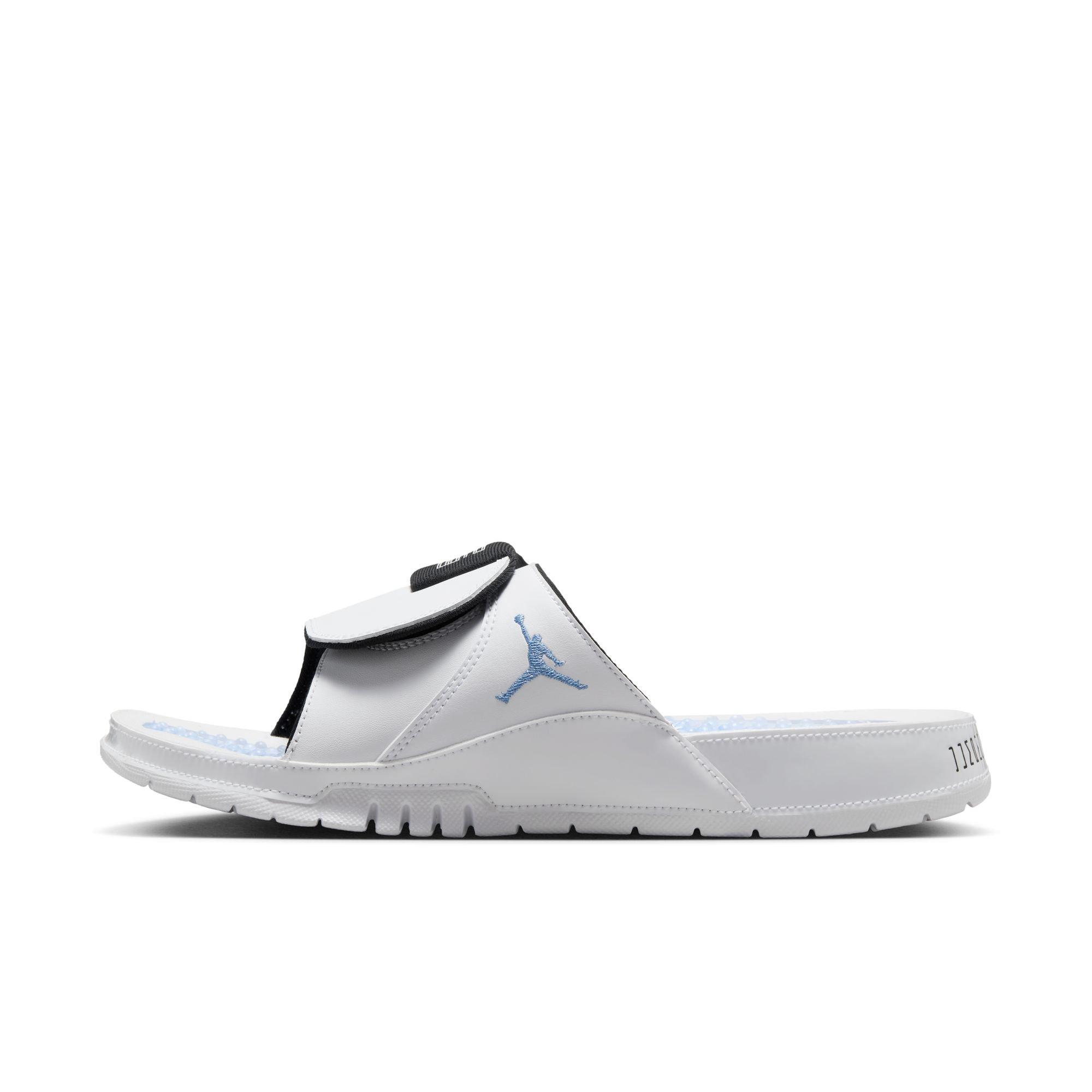 Jordan Hydro XI "White/Legend Blue/Black" Men's Slide - WHITE/BLUE Thumbnail View 3