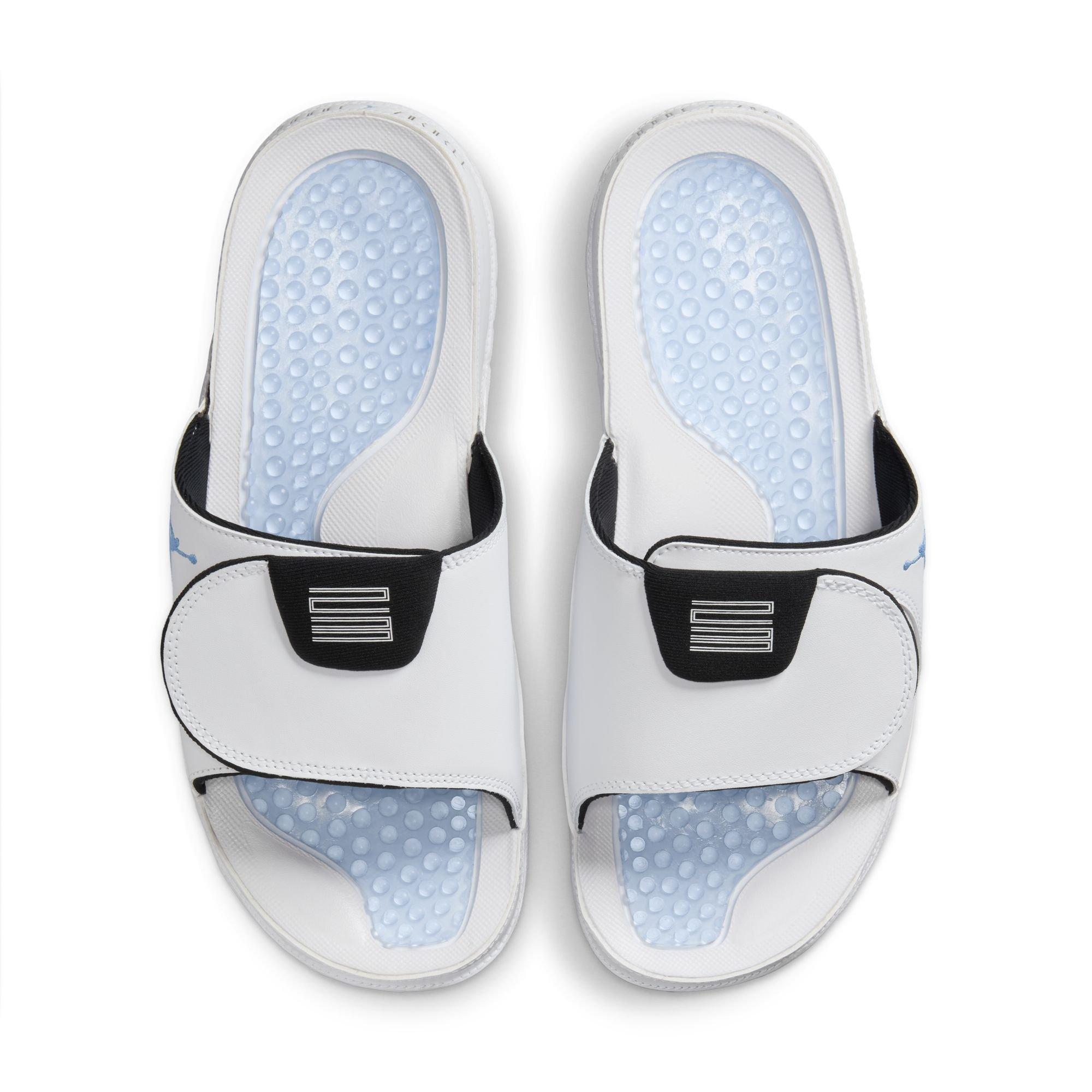 Jordan Hydro XI "White/Legend Blue/Black" Men's Slide - WHITE/BLUE Thumbnail View 5