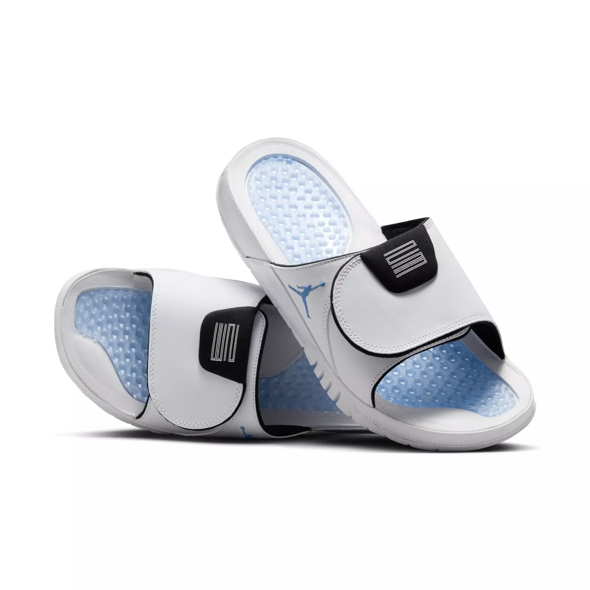 Jordan Hydro XI "White/Legend Blue/Black" Men's Slide - WHITE/BLUE
