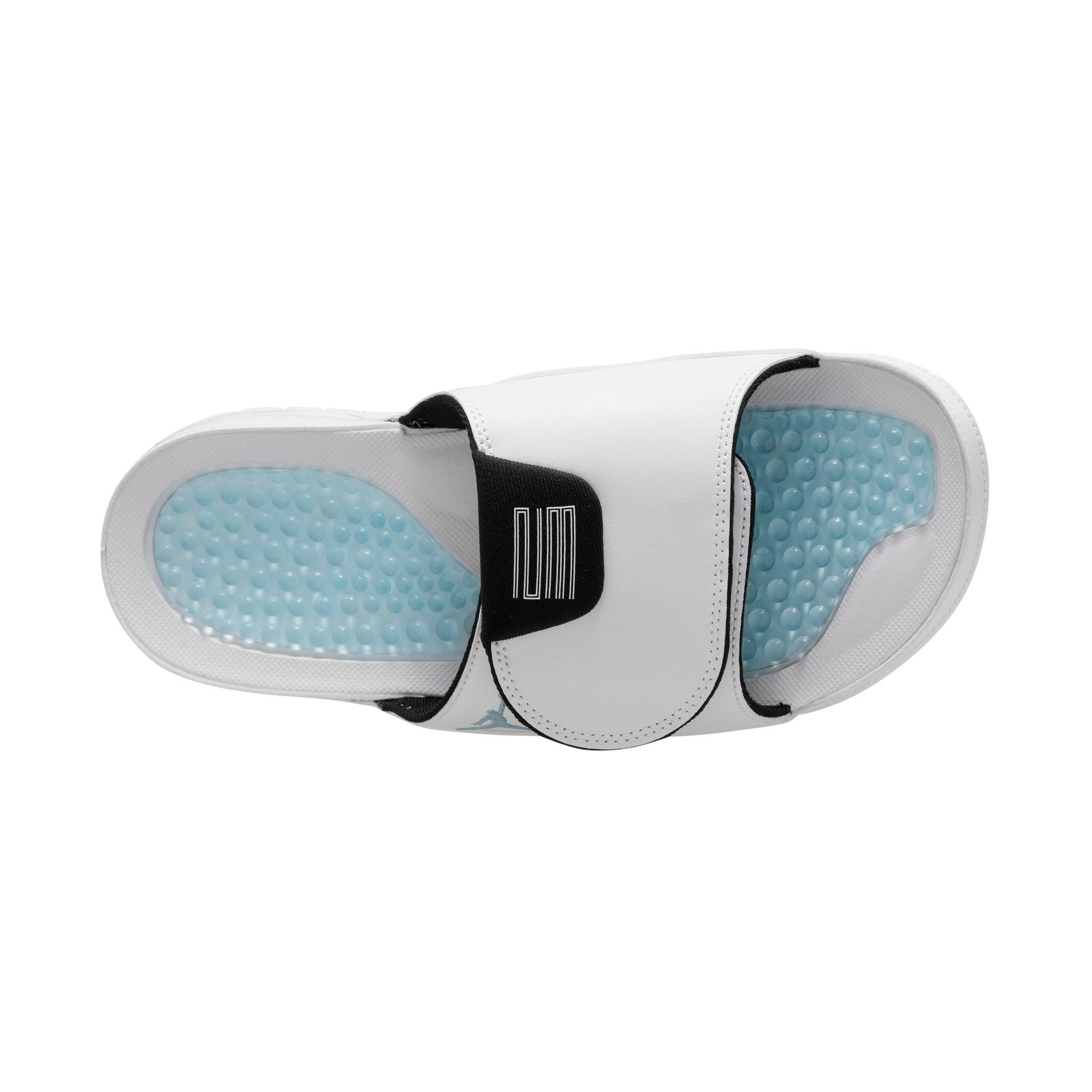 Jordan Hydro XI "White/Legend Blue/Black" Men's Slide - WHITE/BLUE Thumbnail View 7