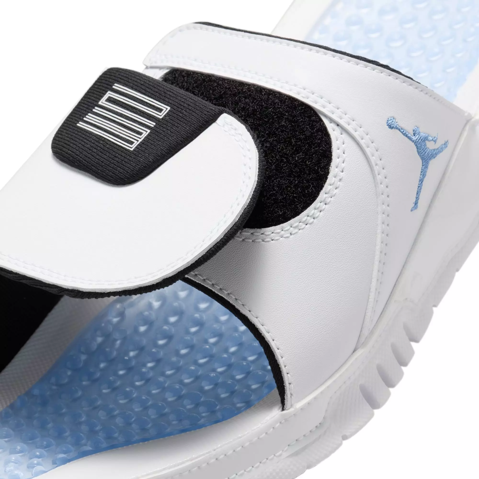 Jordan Hydro XI "White/Legend Blue/Black" Men's Slide - WHITE/BLUE