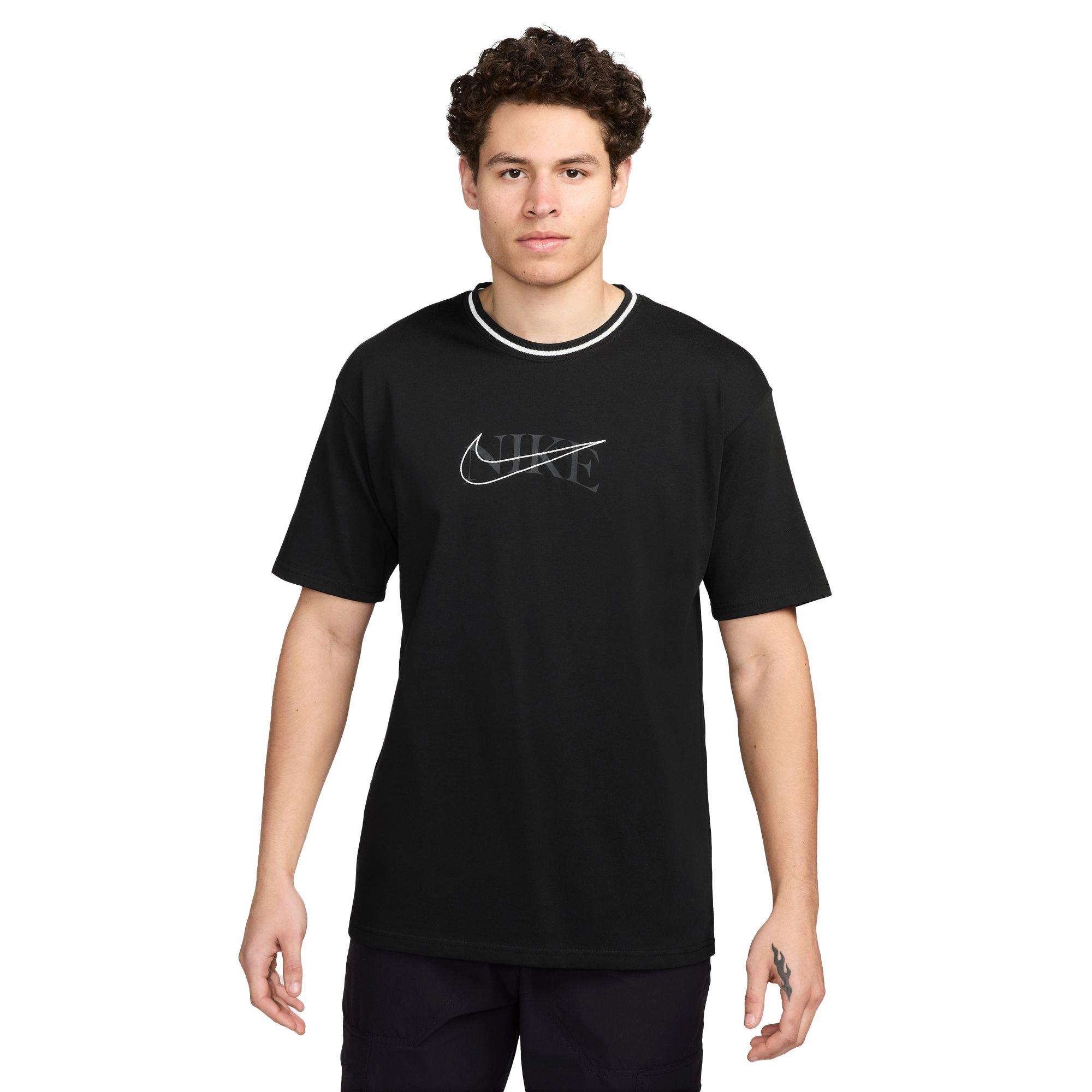 Nike Men's Sportswear Max90 Relaxed Tee - BLACK Thumbnail View 1