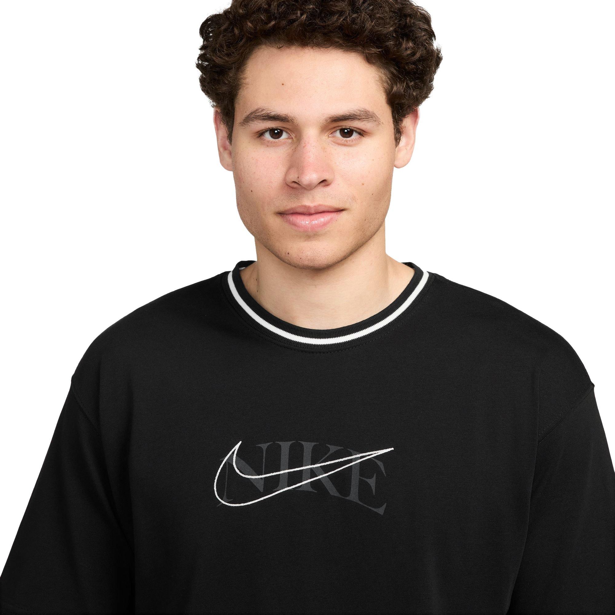 Nike Men's Sportswear Max90 Tee - BLACK Thumbnail View 3