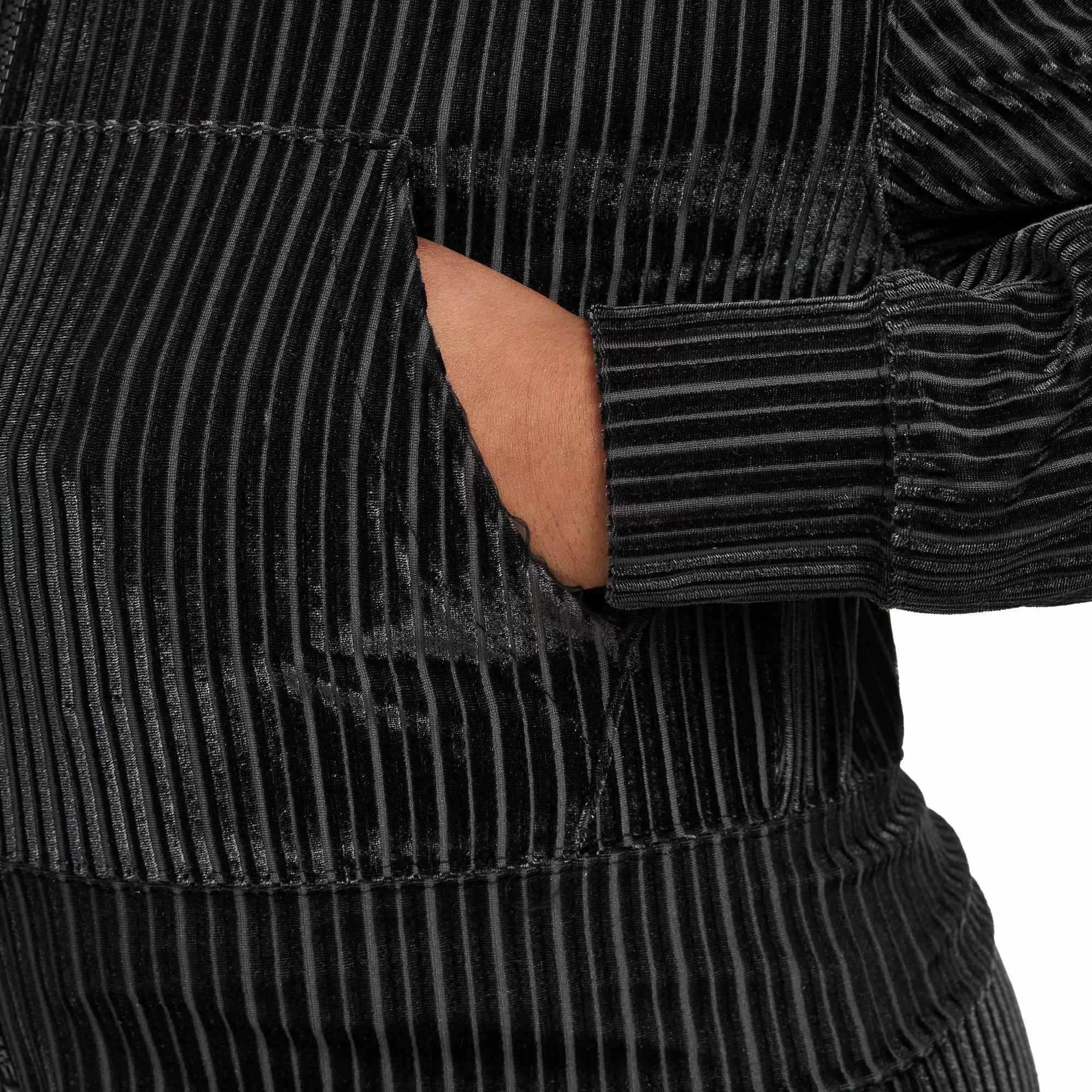 Nike Big Girls' Sportswear Full-Zip Jacket - BLACK