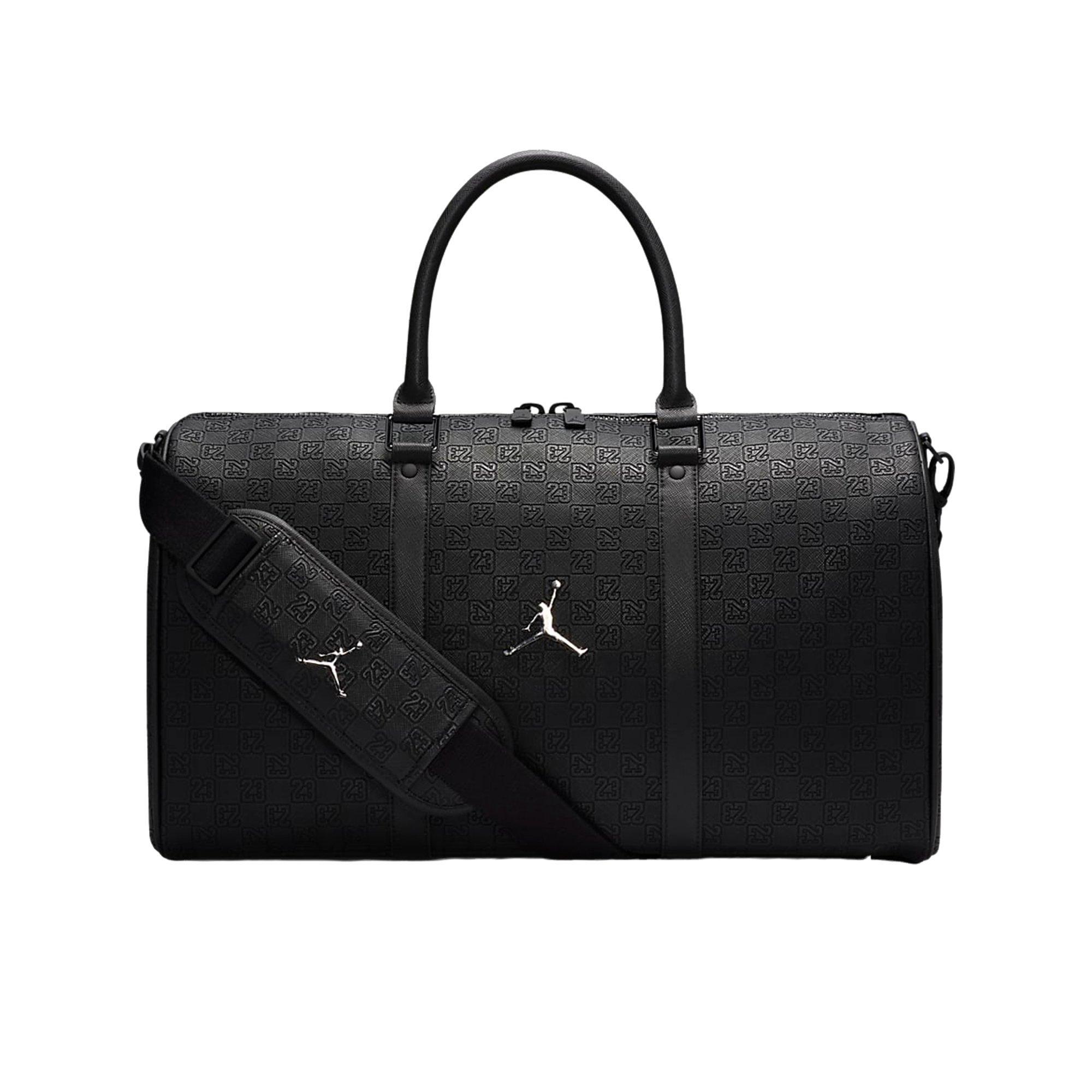 Jordan Monogram Duffle Bag - Black/Grey - BLACK/GREY Thumbnail View 1
