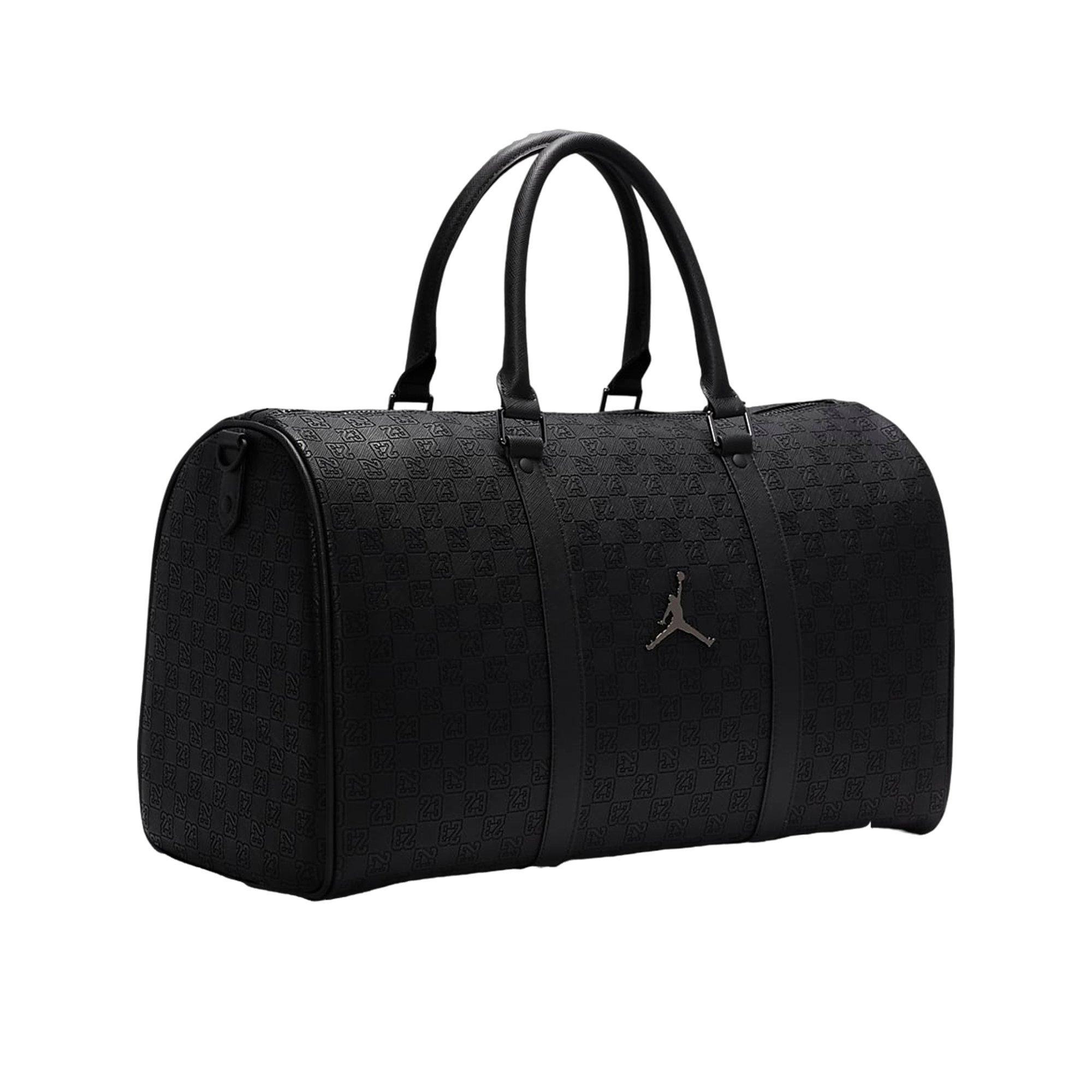 Jordan Monogram Duffle Bag - Black/Grey - BLACK/GREY Thumbnail View 3