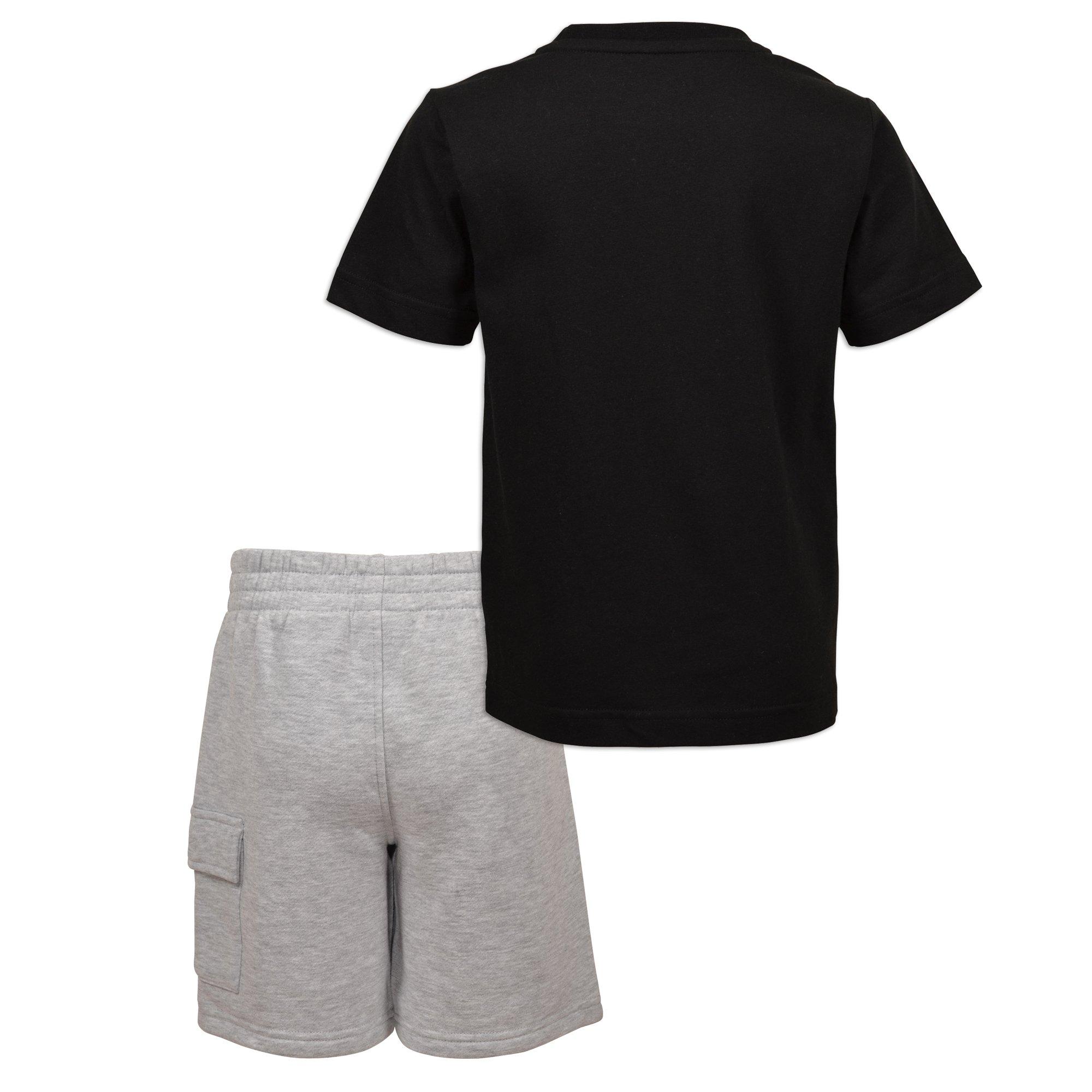 New Balance Short Little Boys' Black/Grey Set