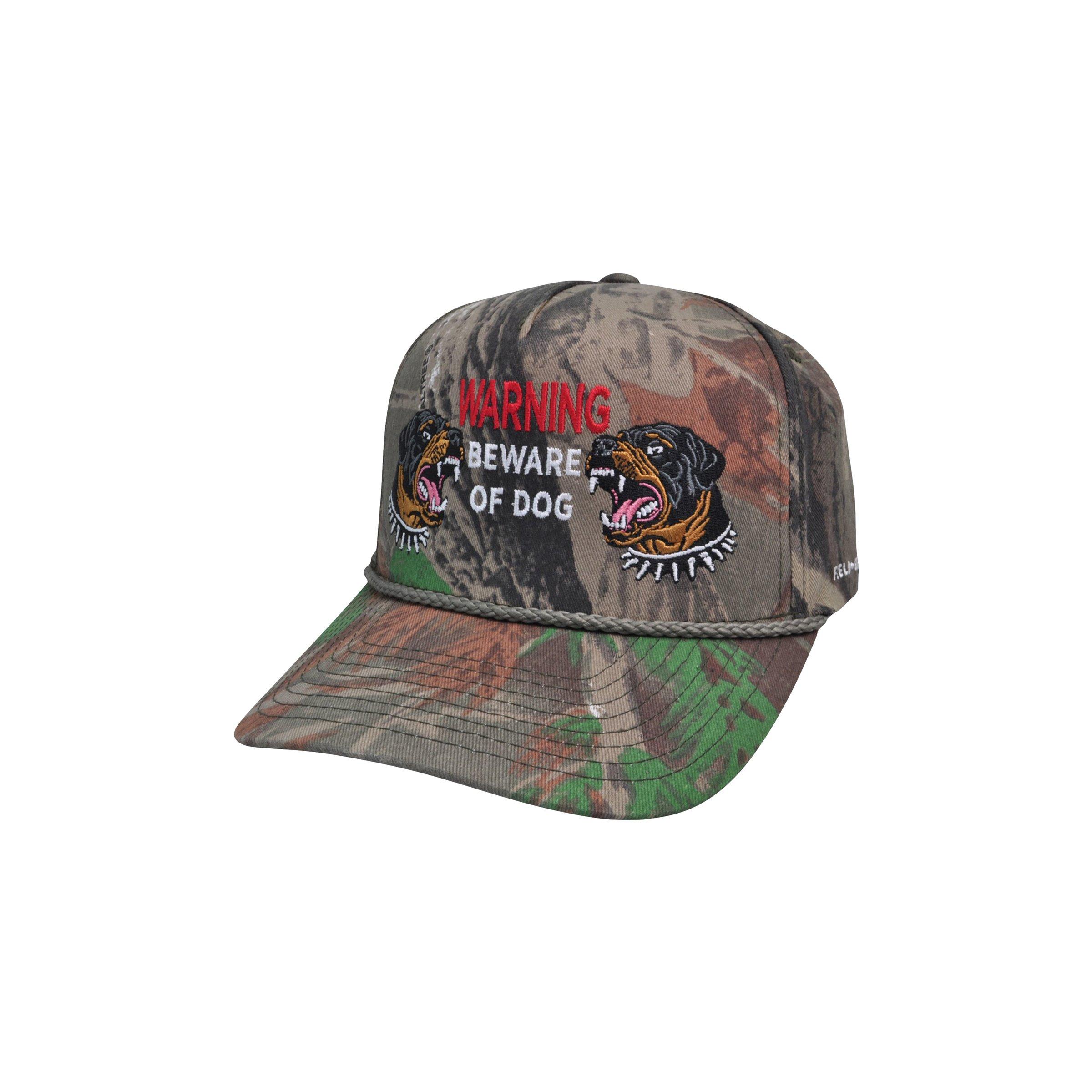 Field Grade Beware of Dog Trucker Snapback-Camouflage - GREEN Thumbnail View 1