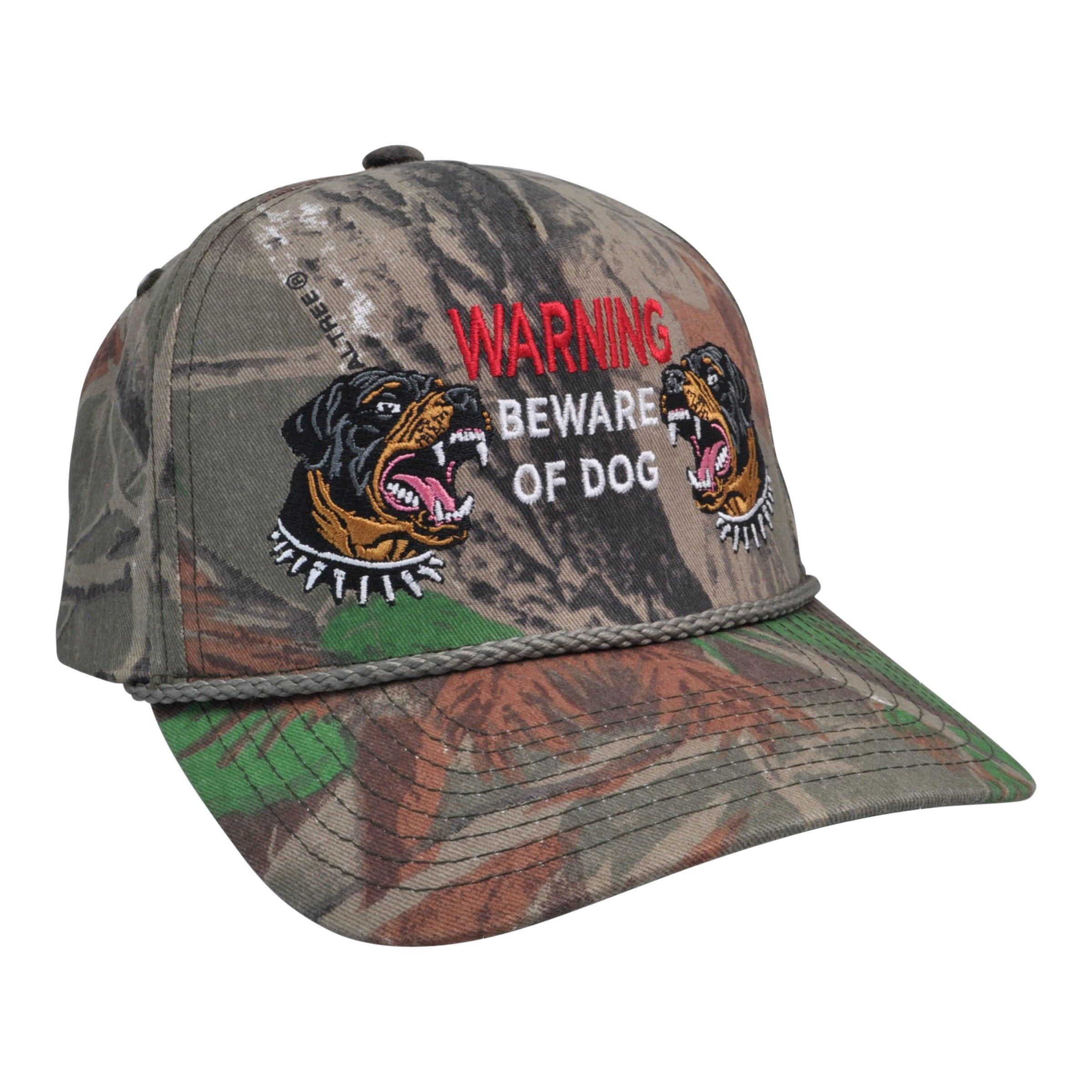 Field Grade Beware of Dog Trucker Snapback-Camouflage - GREEN Thumbnail View 2