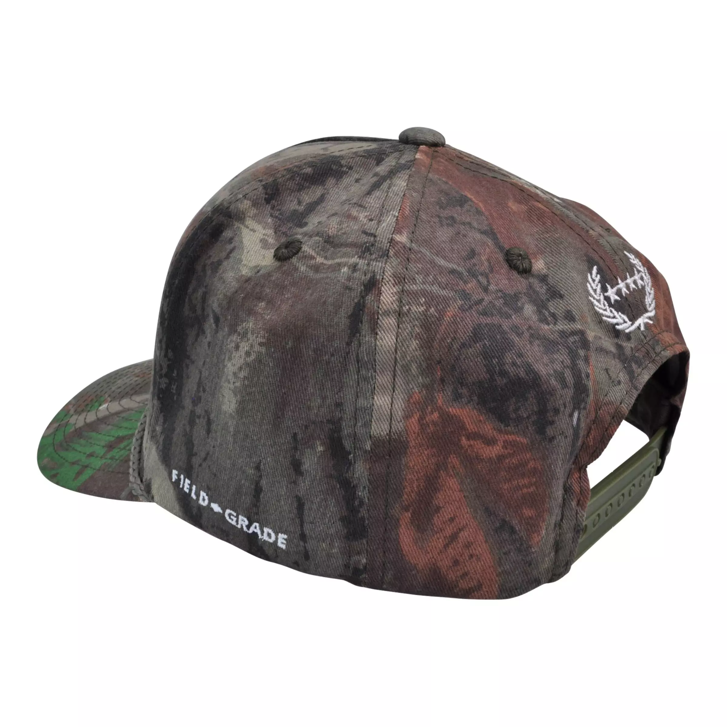 Field Grade Beware of Dog Trucker Snapback-Camouflage - GREEN