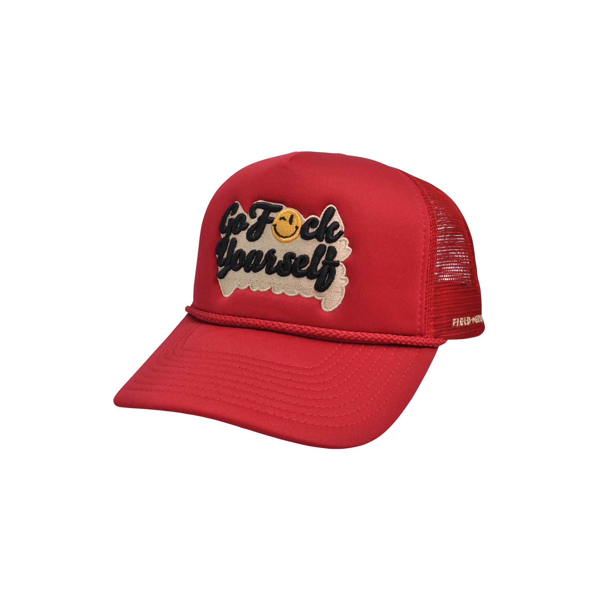 Field Grade F. Yourself Trucker Snapback-Red - RED Thumbnail View 1