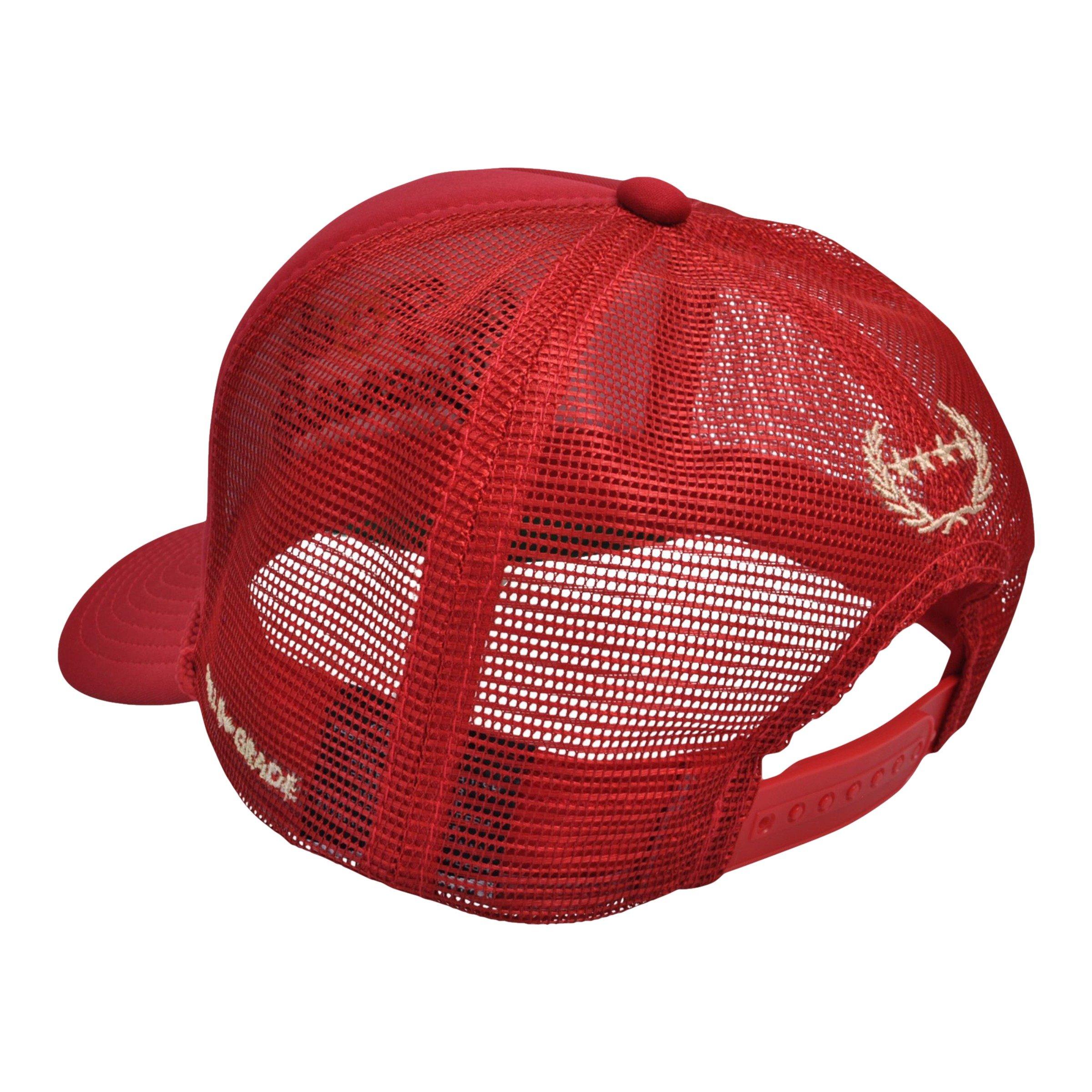 Field Grade F. Yourself Trucker Snapback-Red - RED Thumbnail View 3